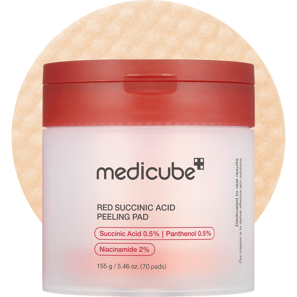 [Subscr.] Red Succinic Acid Panthenol Pads - Care Made Medicube