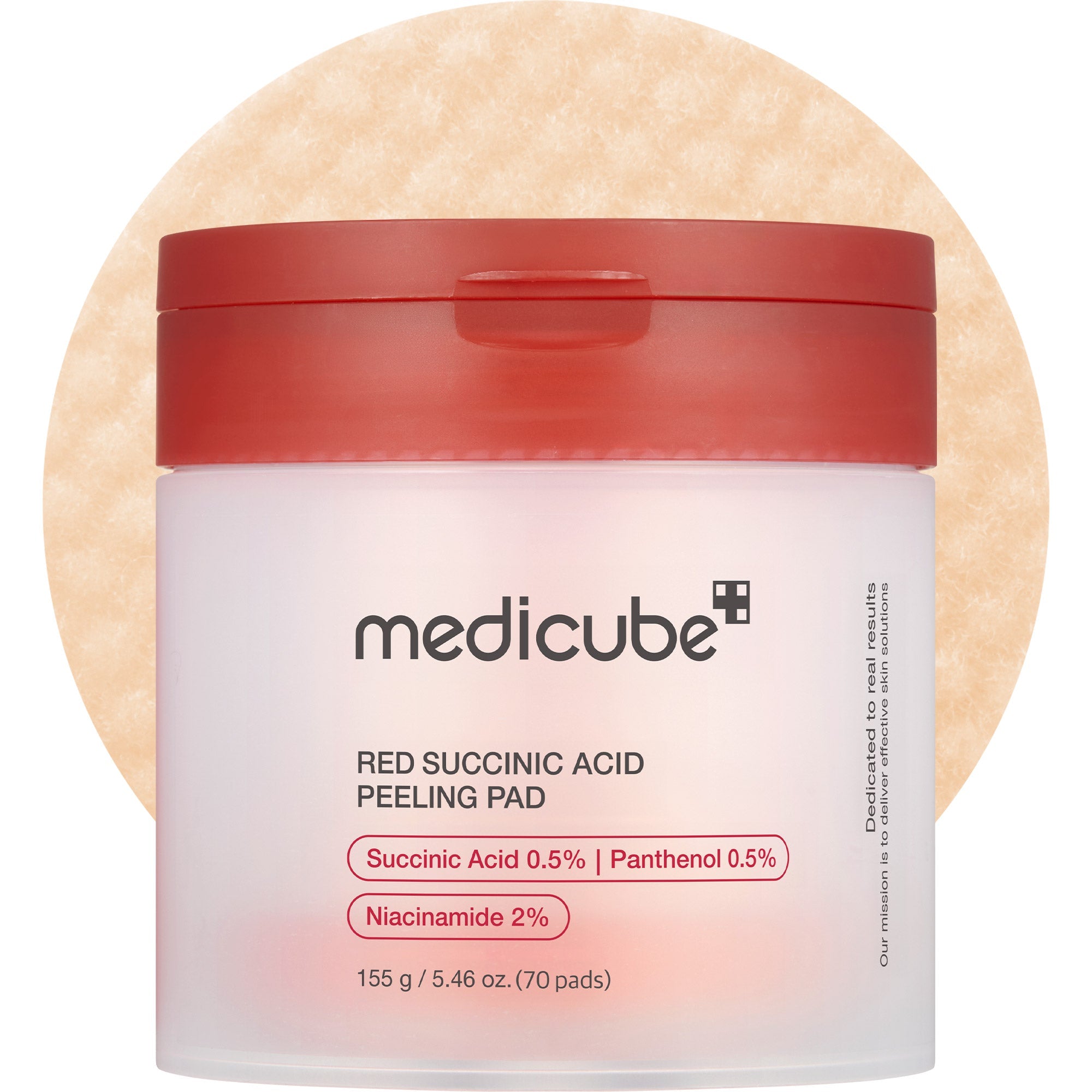 [Subscr.] Red Succinic Acid Panthenol Pads - Care Made Medicube