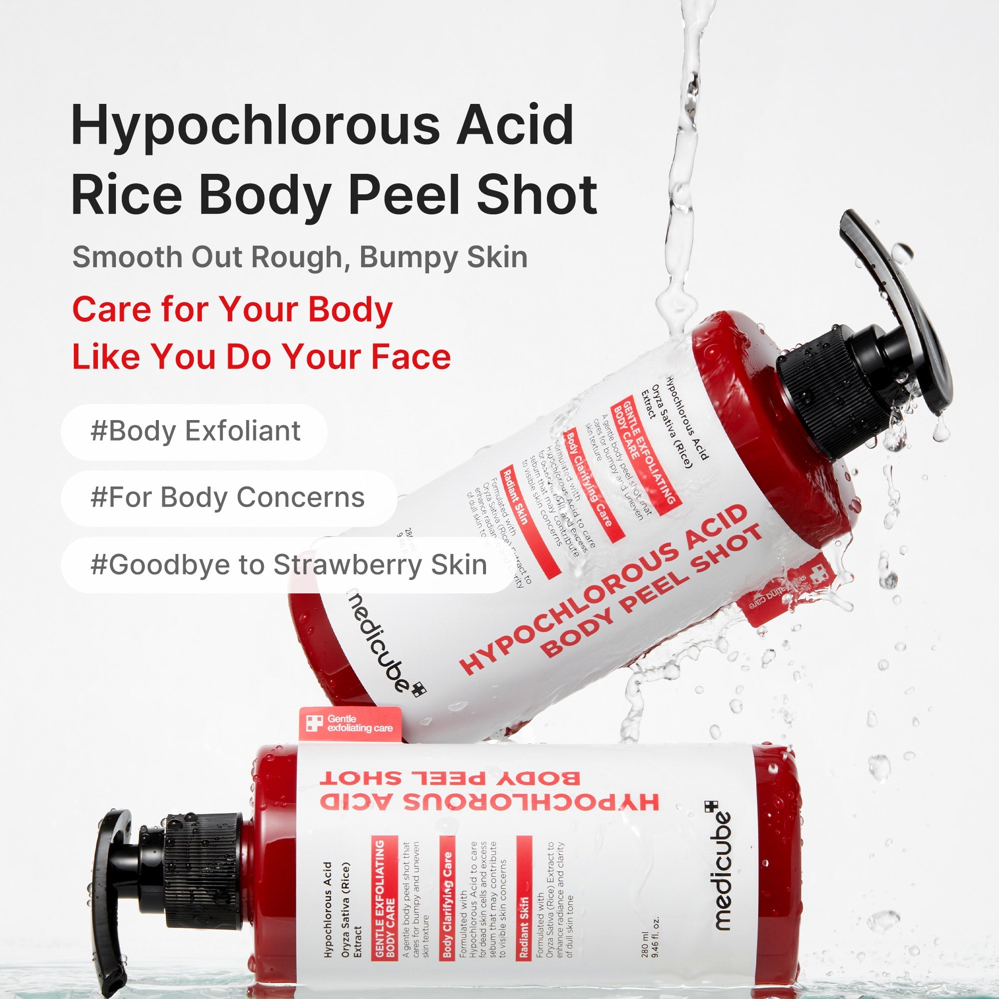 Hypochlorous Acid Rice Body Peel Shot - Skincare Elevated