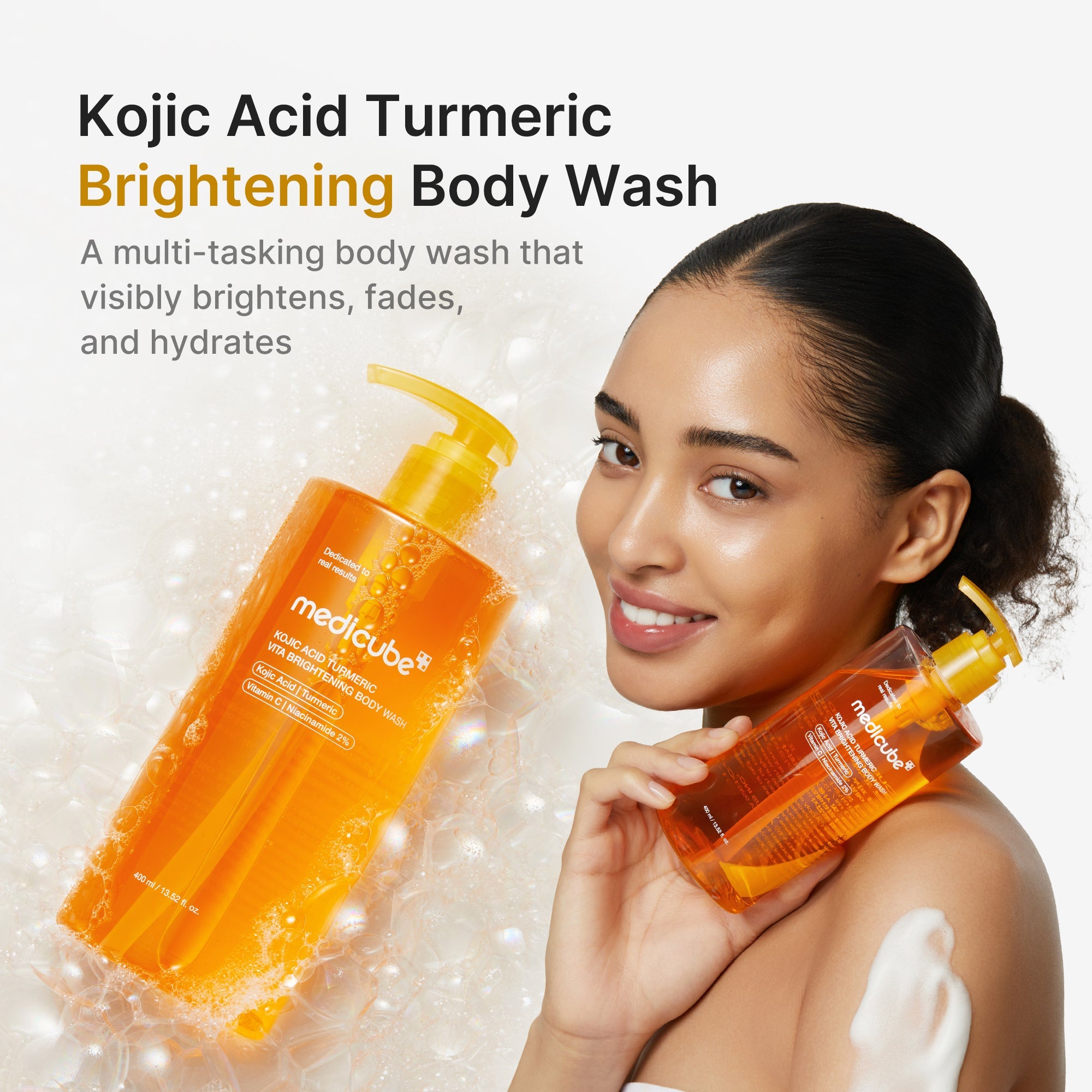 Kojic Acid Turmeric Brightening Body Wash - The Hydration Edit