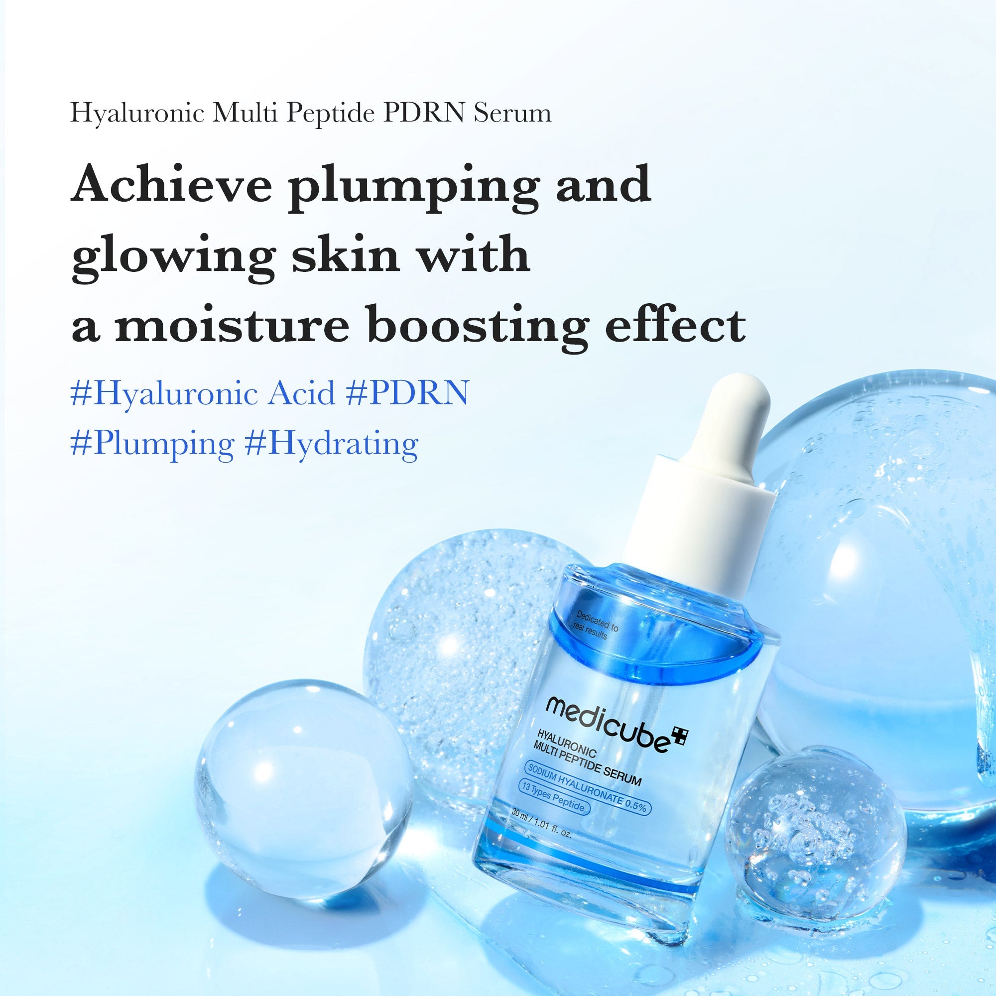 Hyaluronic Multi Peptide PDRN Serum - For Polished Morning Care