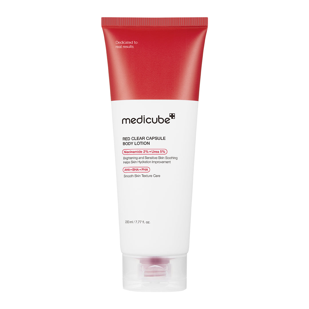 Red Clear Capsule Body Lotion - The Medicube Daily Glow