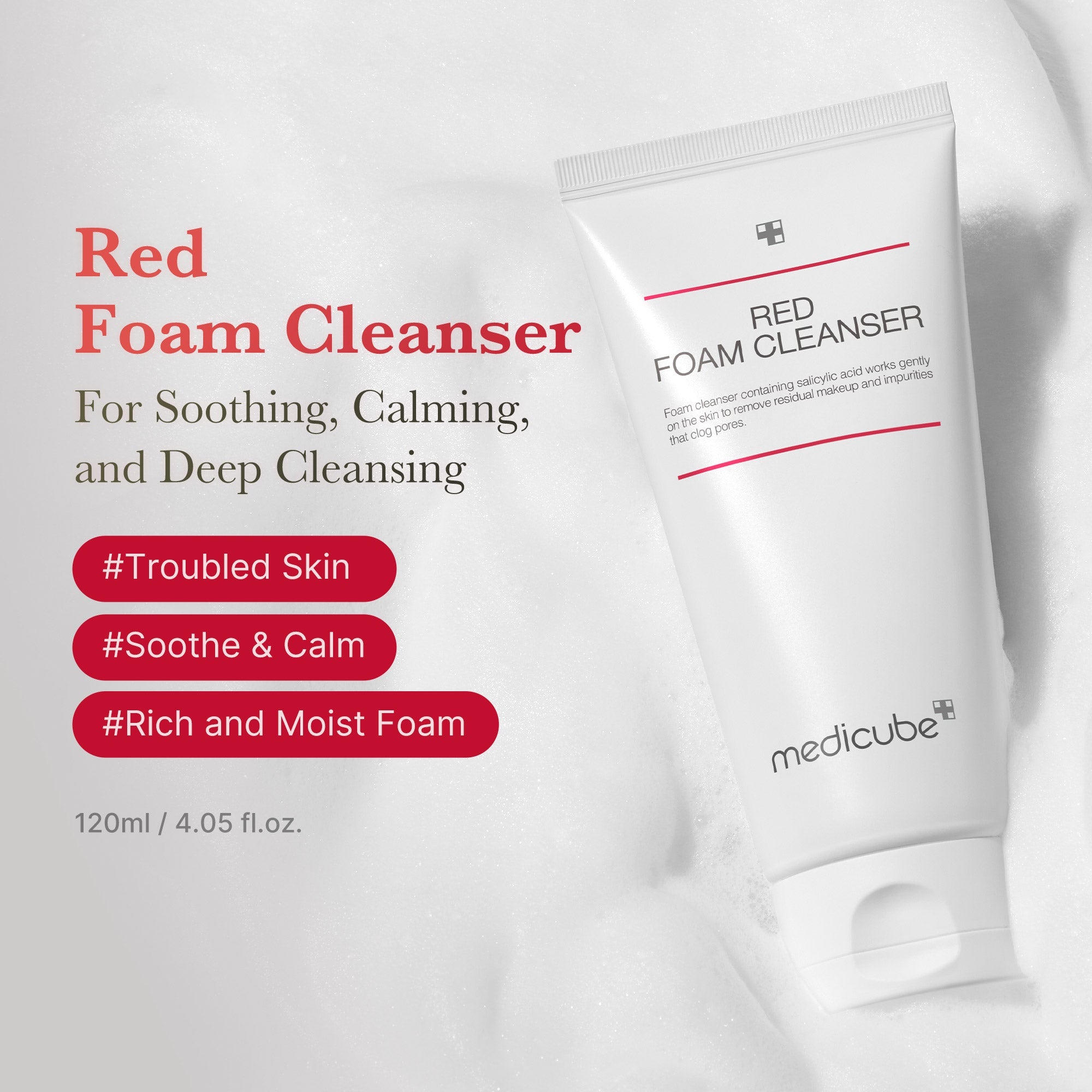 Red Foam Cleanser - A Modern Skin Routine