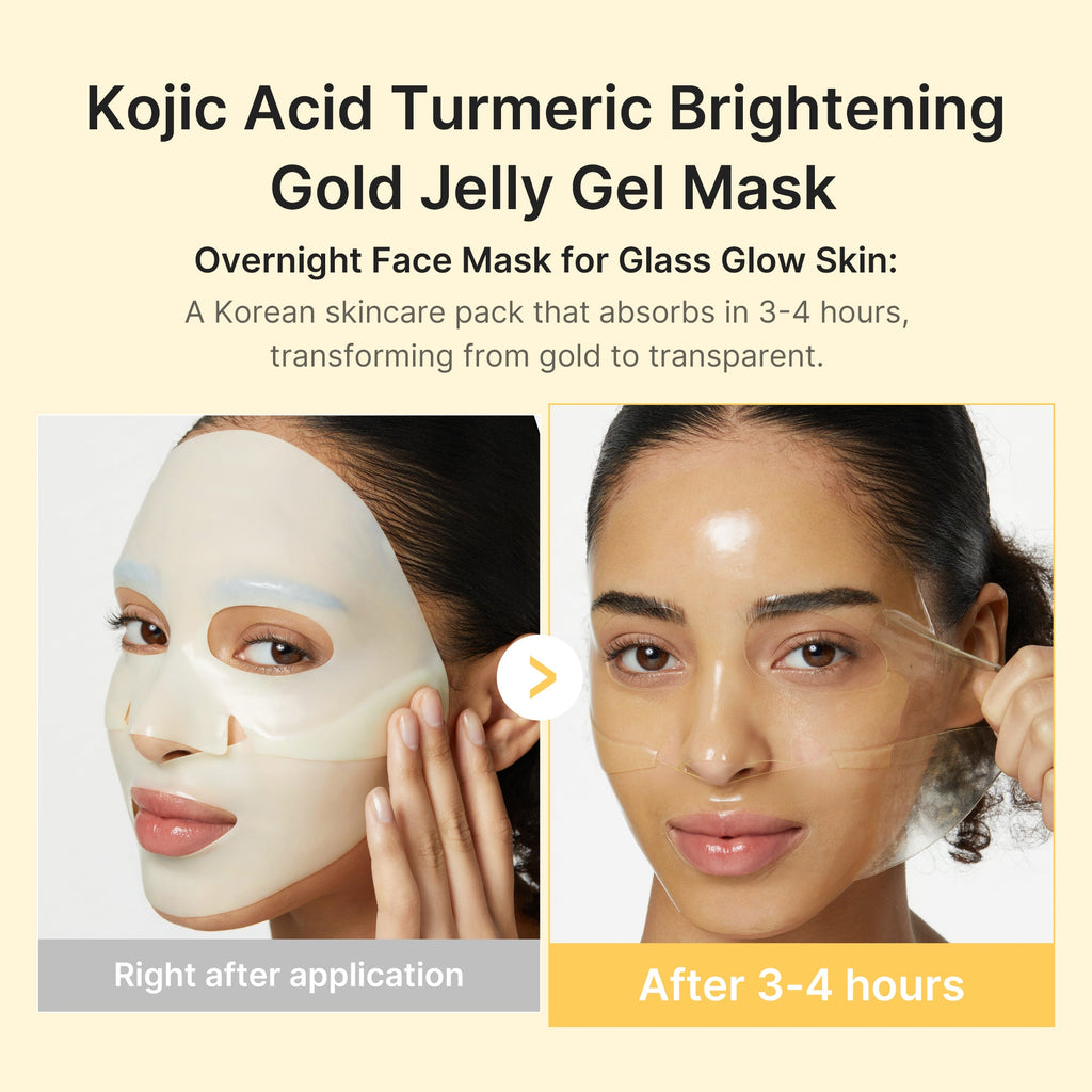 Kojic Acid Turmeric Gold Jelly Gel Mask - Subtle Face Care Style