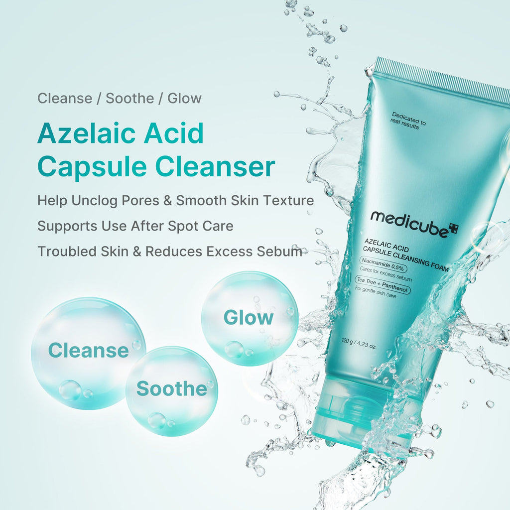 Azelaic Acid Capsule Foam Cleanser - Elevated Glow Favorite
