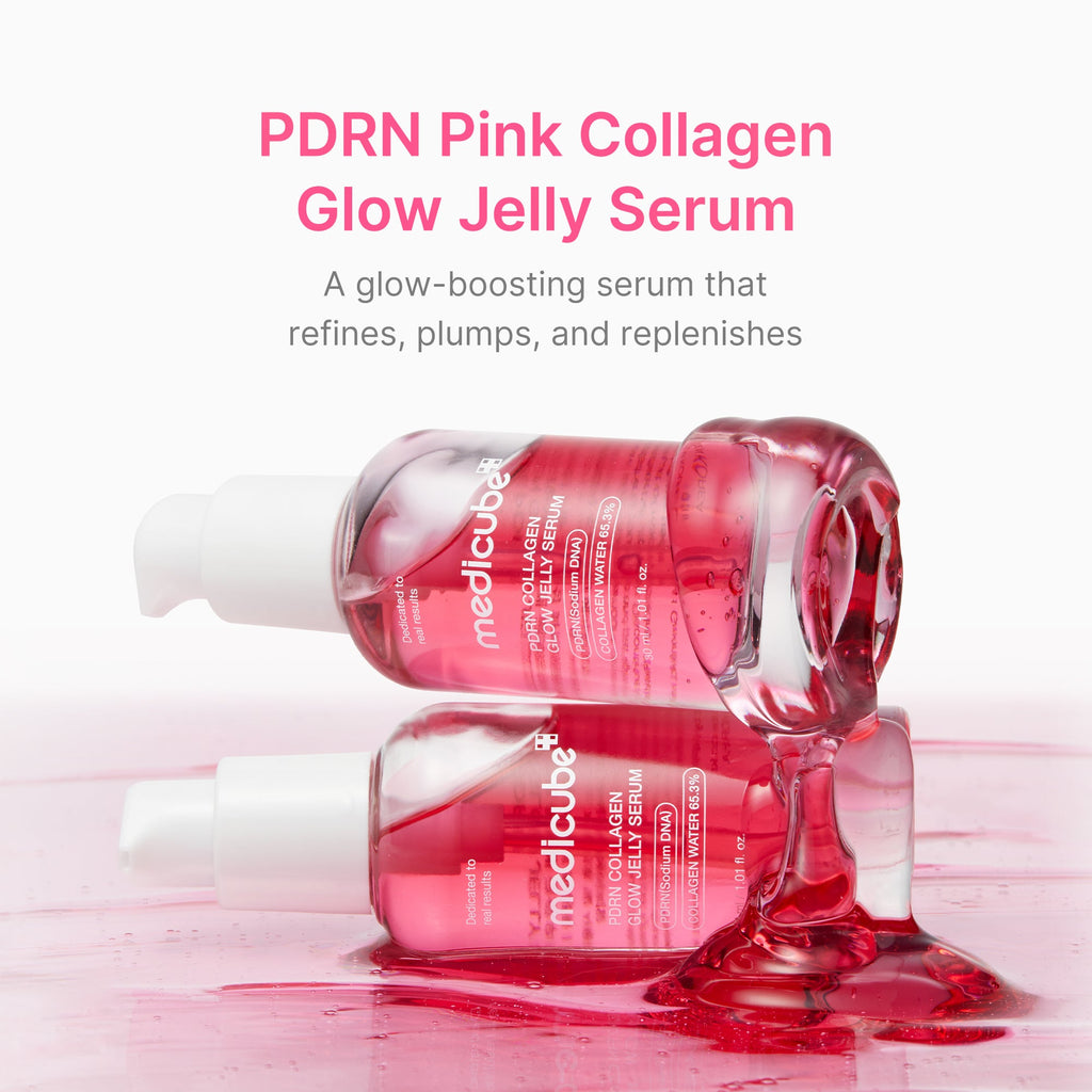 PDRN Pink Collagen Glow Jelly Serum - Polished Medicube Routine