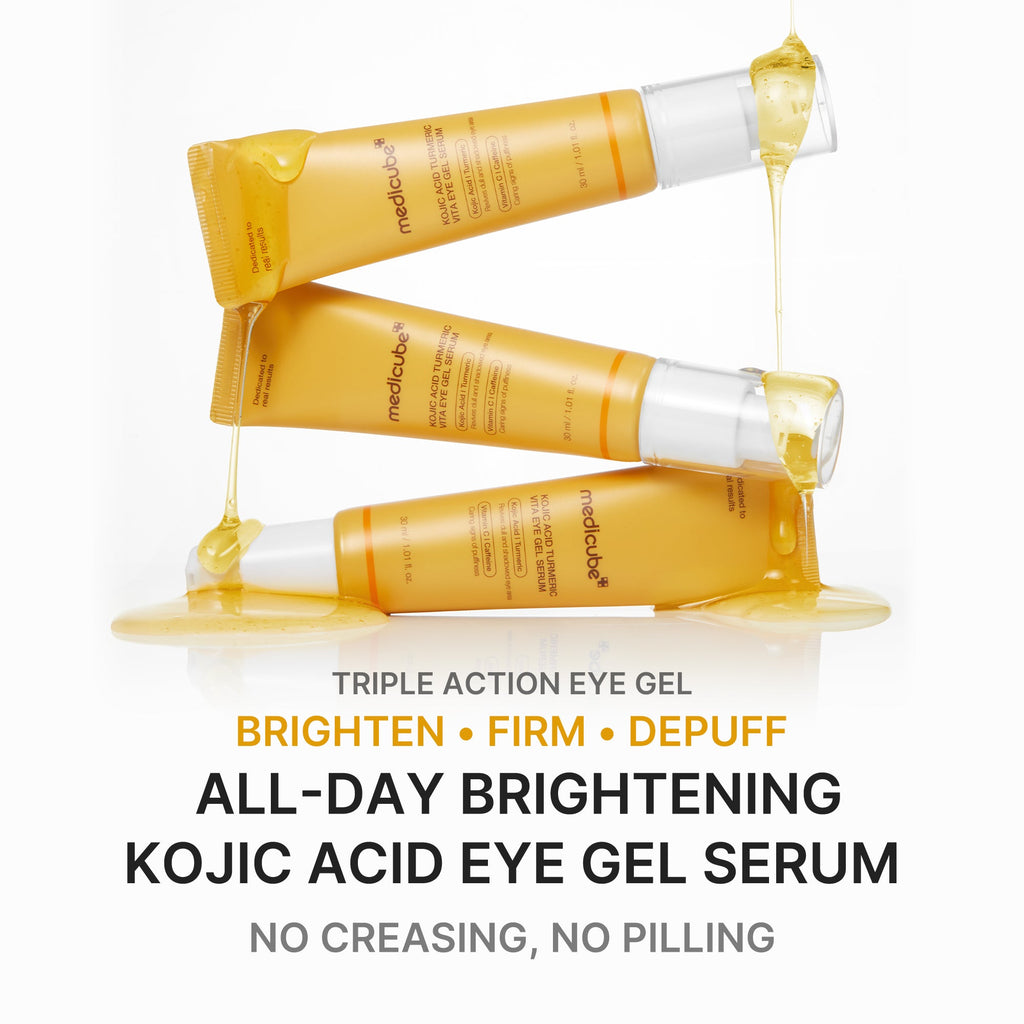 Kojic Acid Tumeric Eye Gel Serum - Effortless Daily Glow