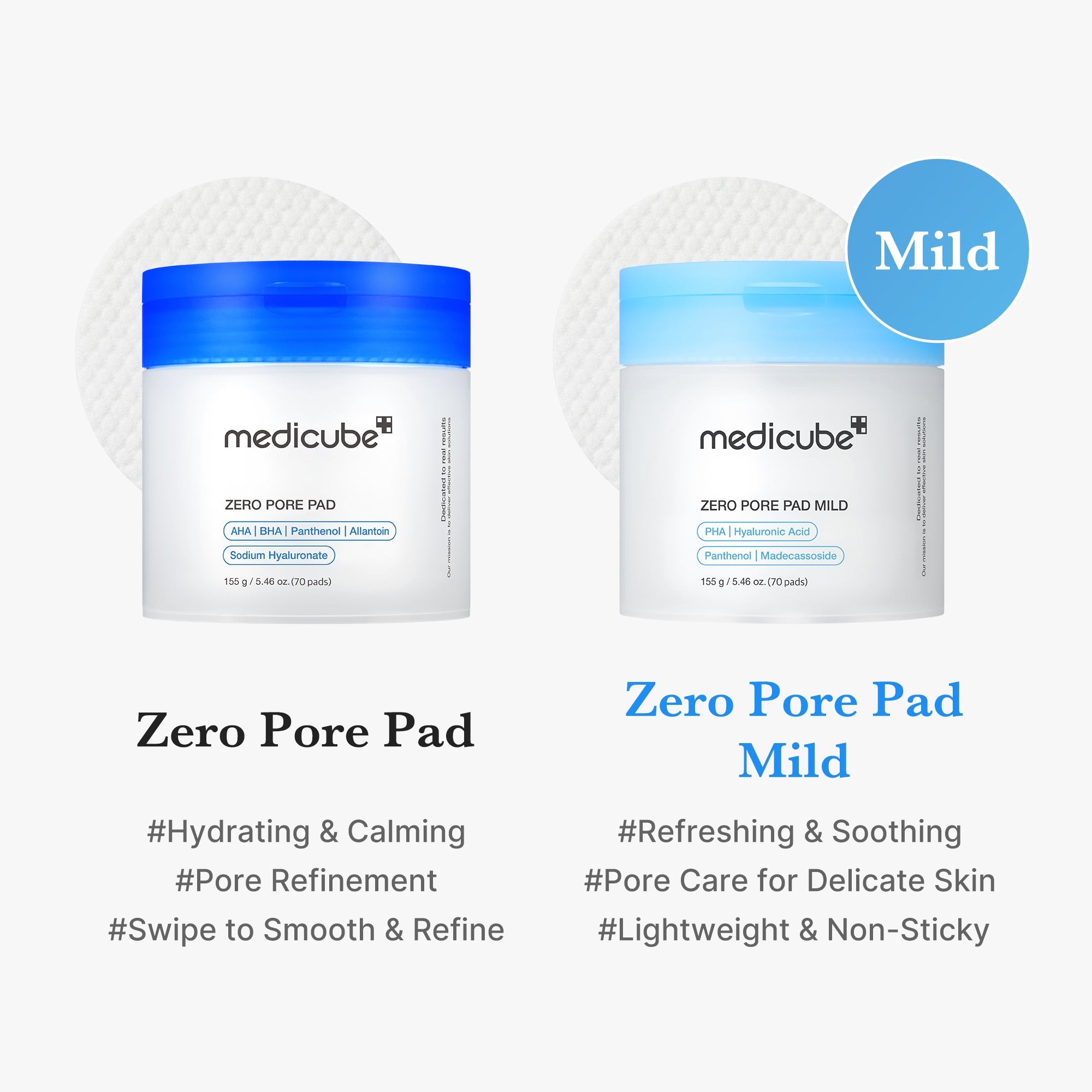[Subscr.] Zero Pore Madecassoside Pads (Mild) - Beautiful Beauty Routine