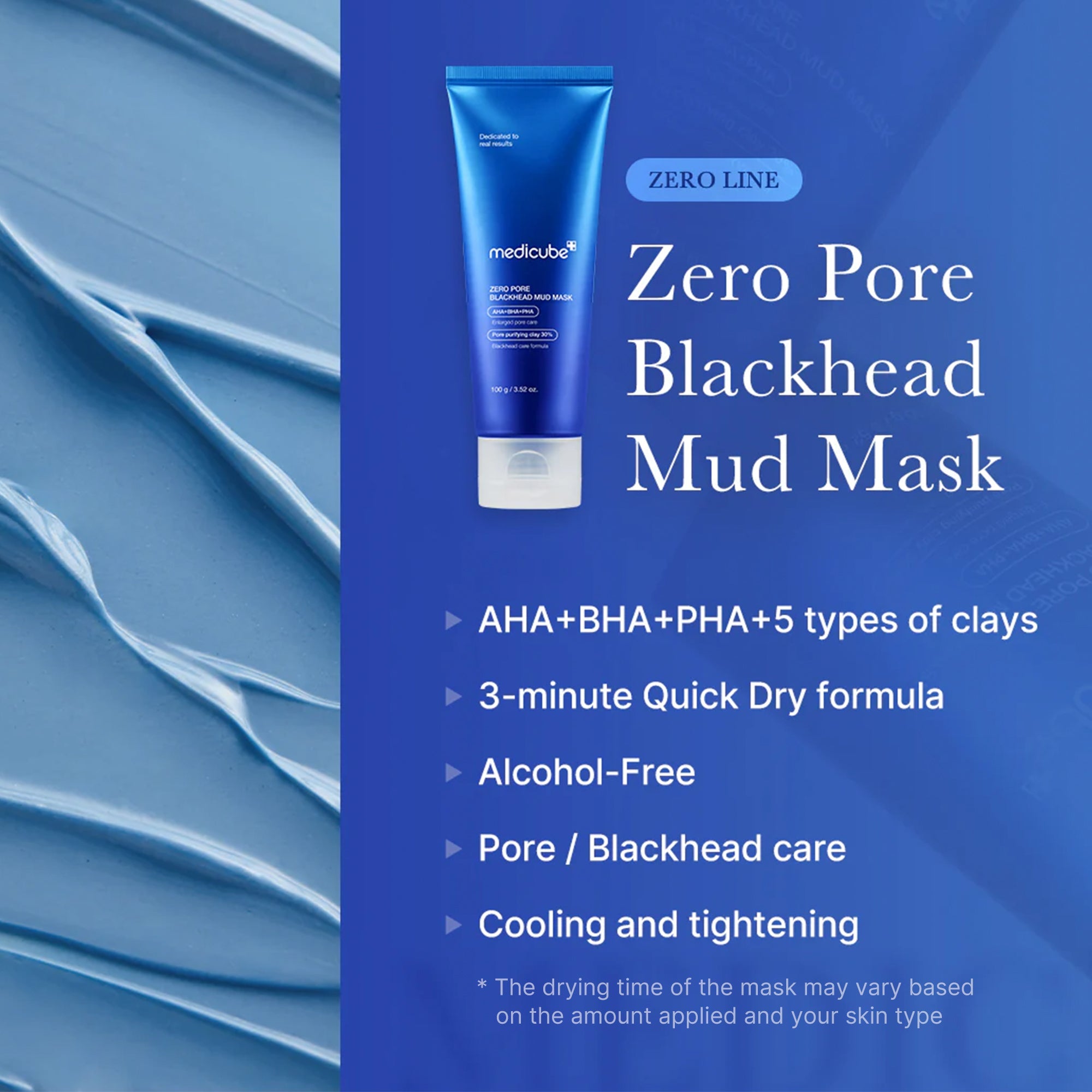 Zero Pore Blackhead Mud Mask - Premium Glow Favorite