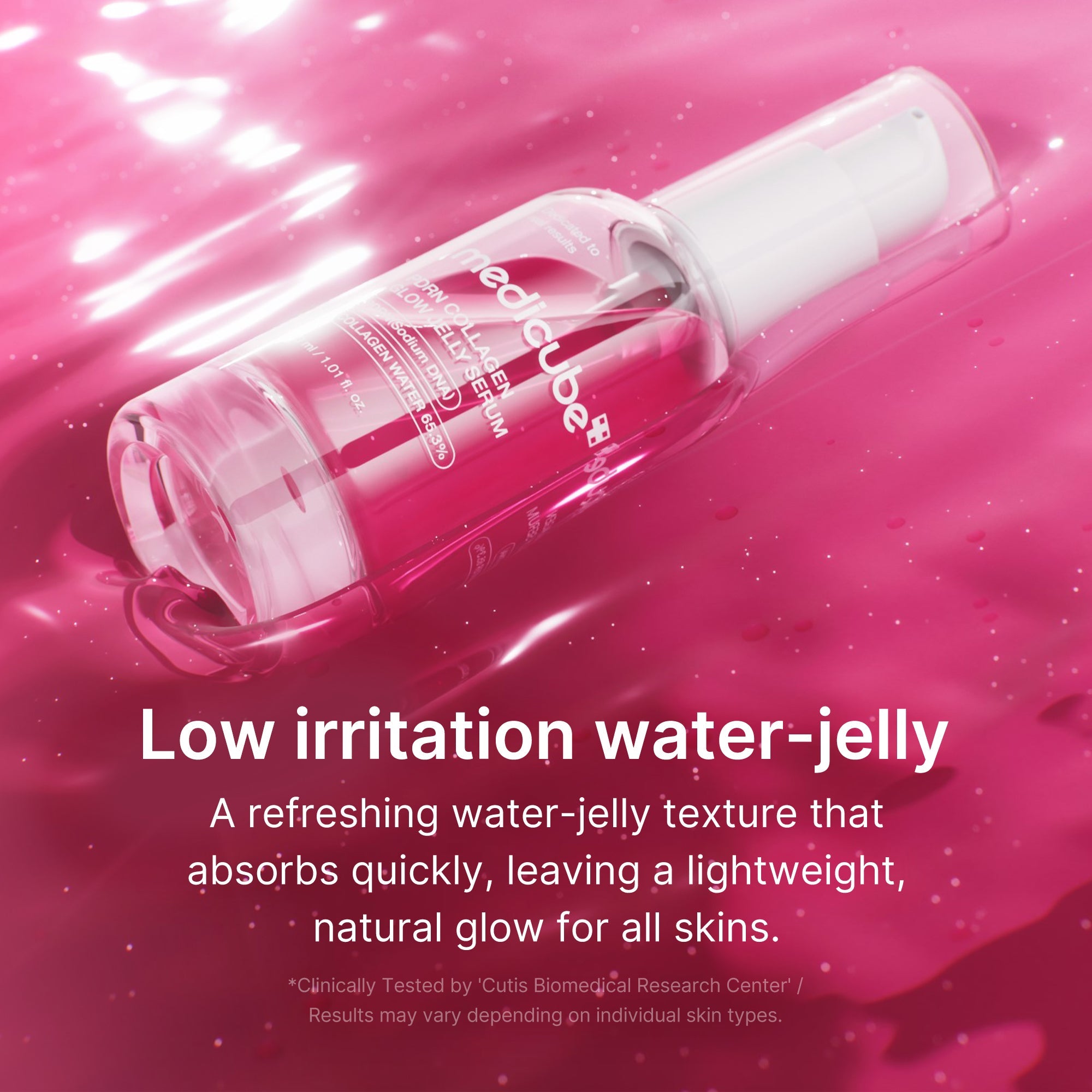PDRN Pink Collagen Glow Jelly Serum - Polished Medicube Routine