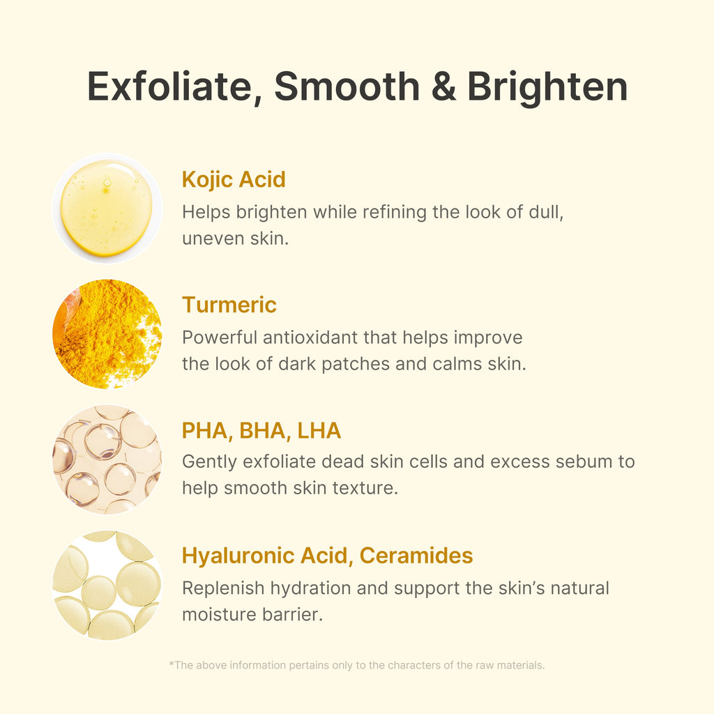 Kojic Acid Turmeric Peel Shot - Daily Routine with Style