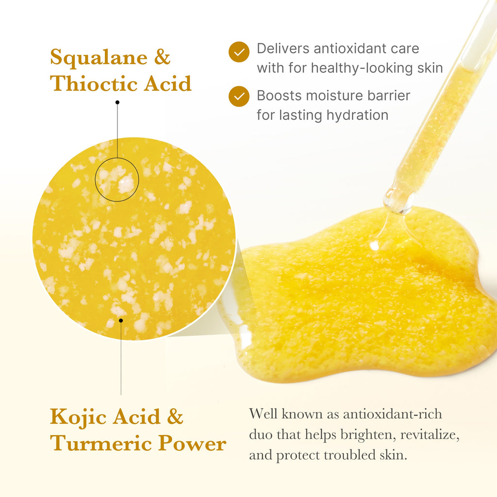 Kojic Acid Turmeric Capsule Serum - The Refined Daily Care