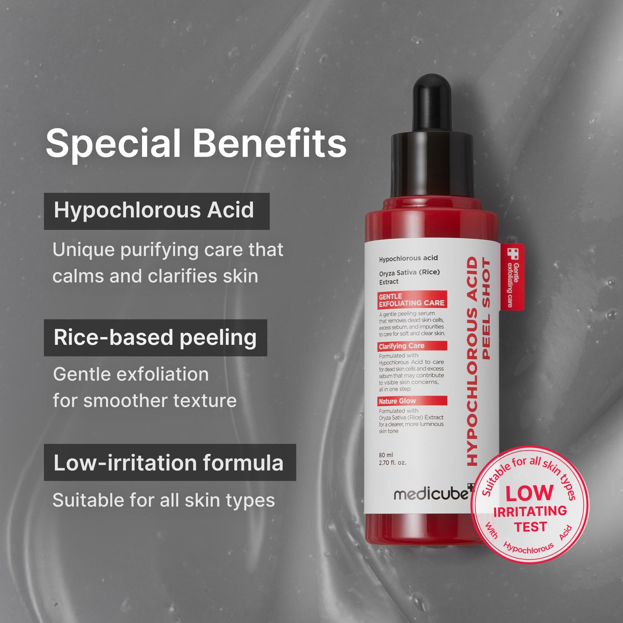 [GIFT] Hypochlorous Acid Rice Peel Shot - Modern Glow Style