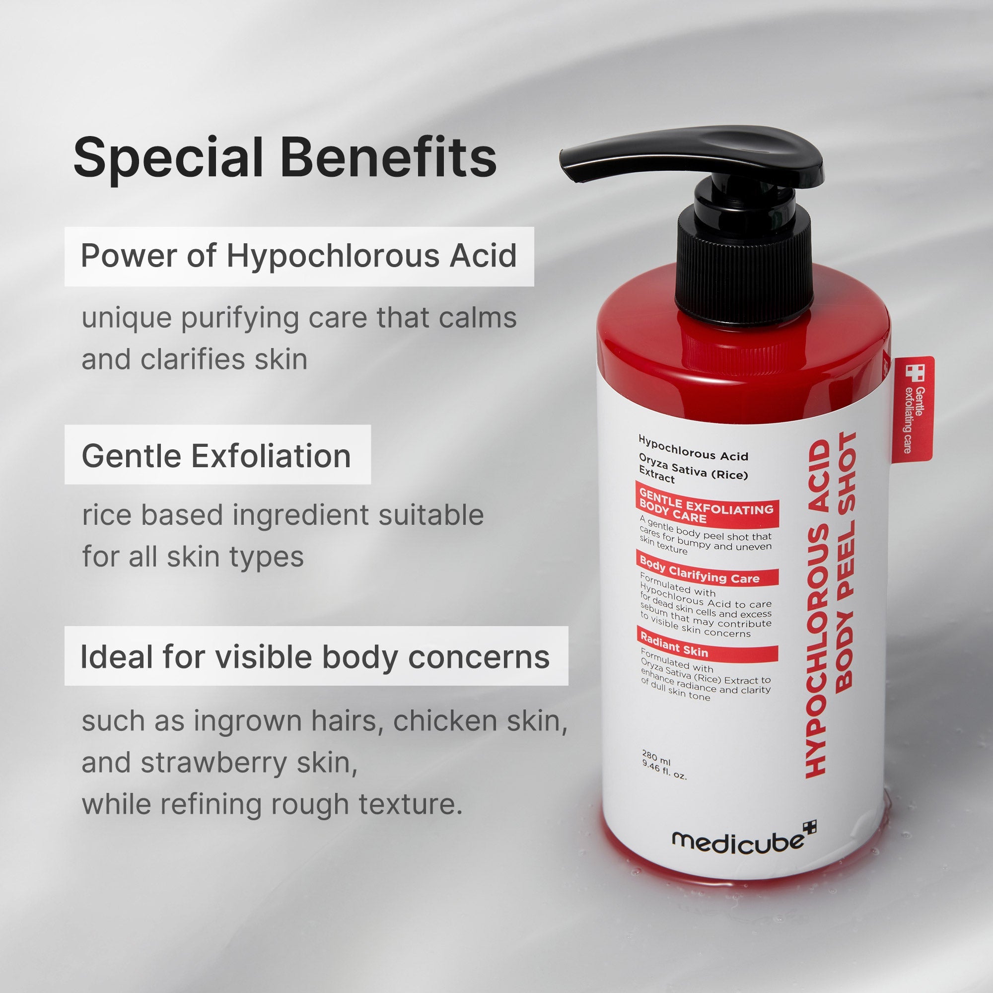Hypochlorous Acid Rice Body Peel Shot - Skincare Elevated