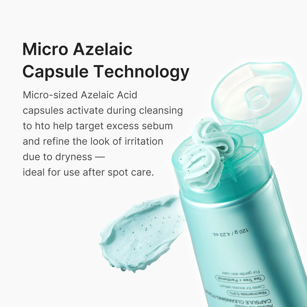 Azelaic Acid Capsule Foam Cleanser - Elevated Glow Favorite