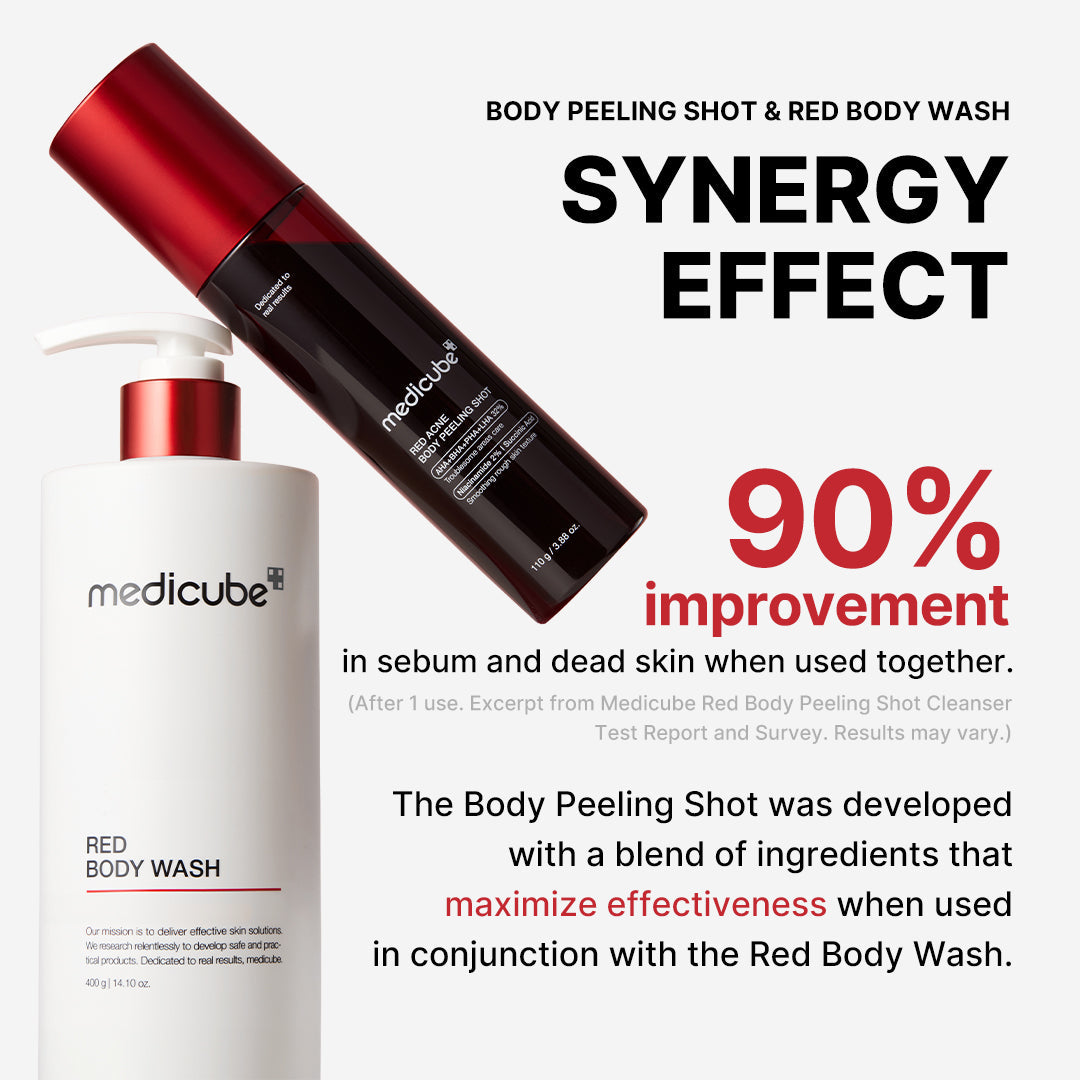 Red Body Peeling Shot Cleanser - Modernize Your Routine