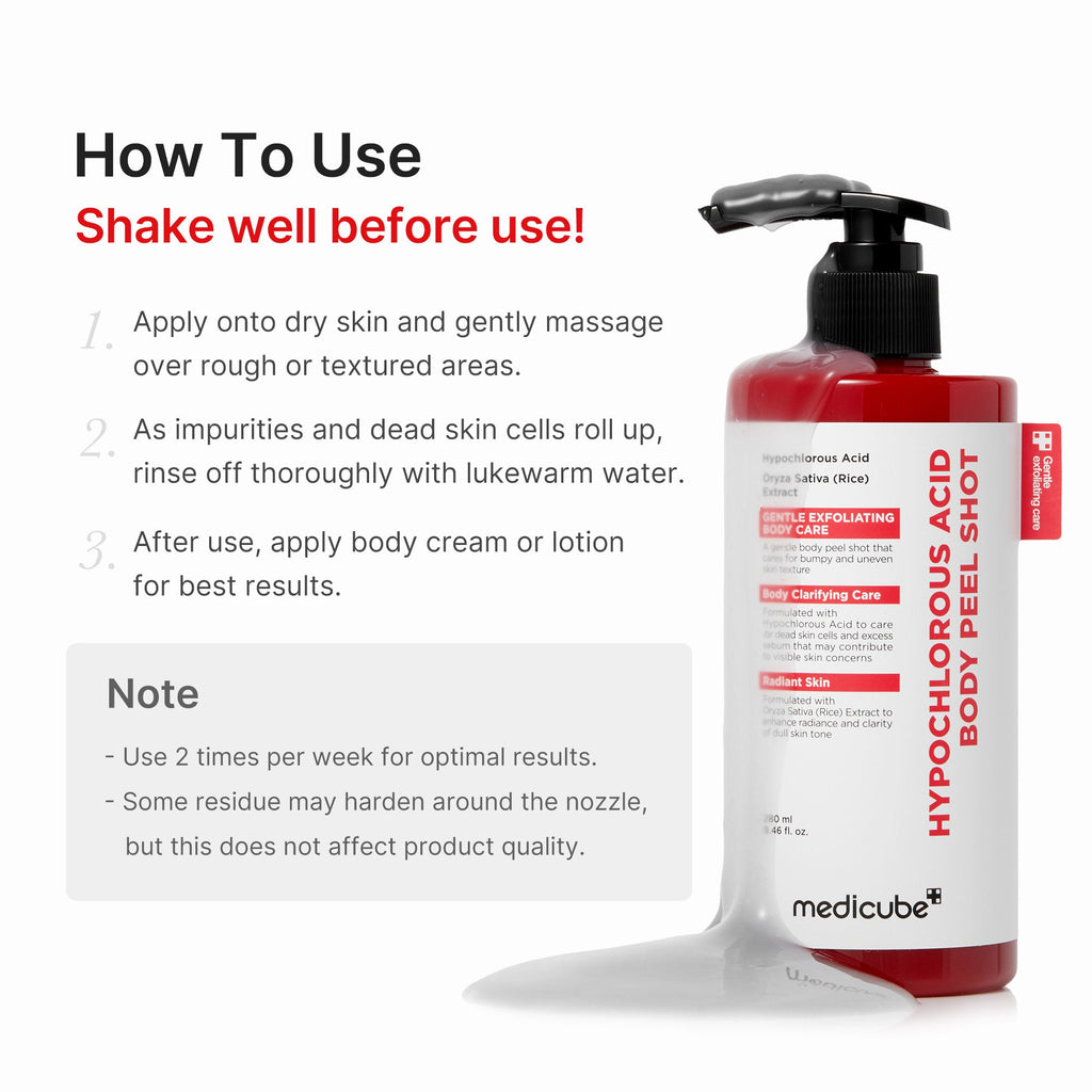 [GIFT] Hypochlorous Acid Rice Body Peel Shot - Glow Care Made Elegant