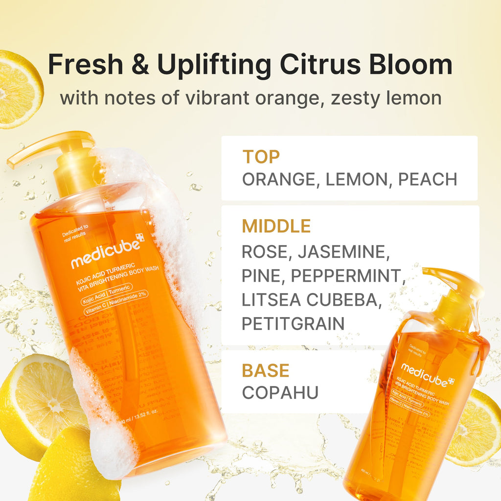 Kojic Acid Turmeric Brightening Body Wash - The Hydration Edit