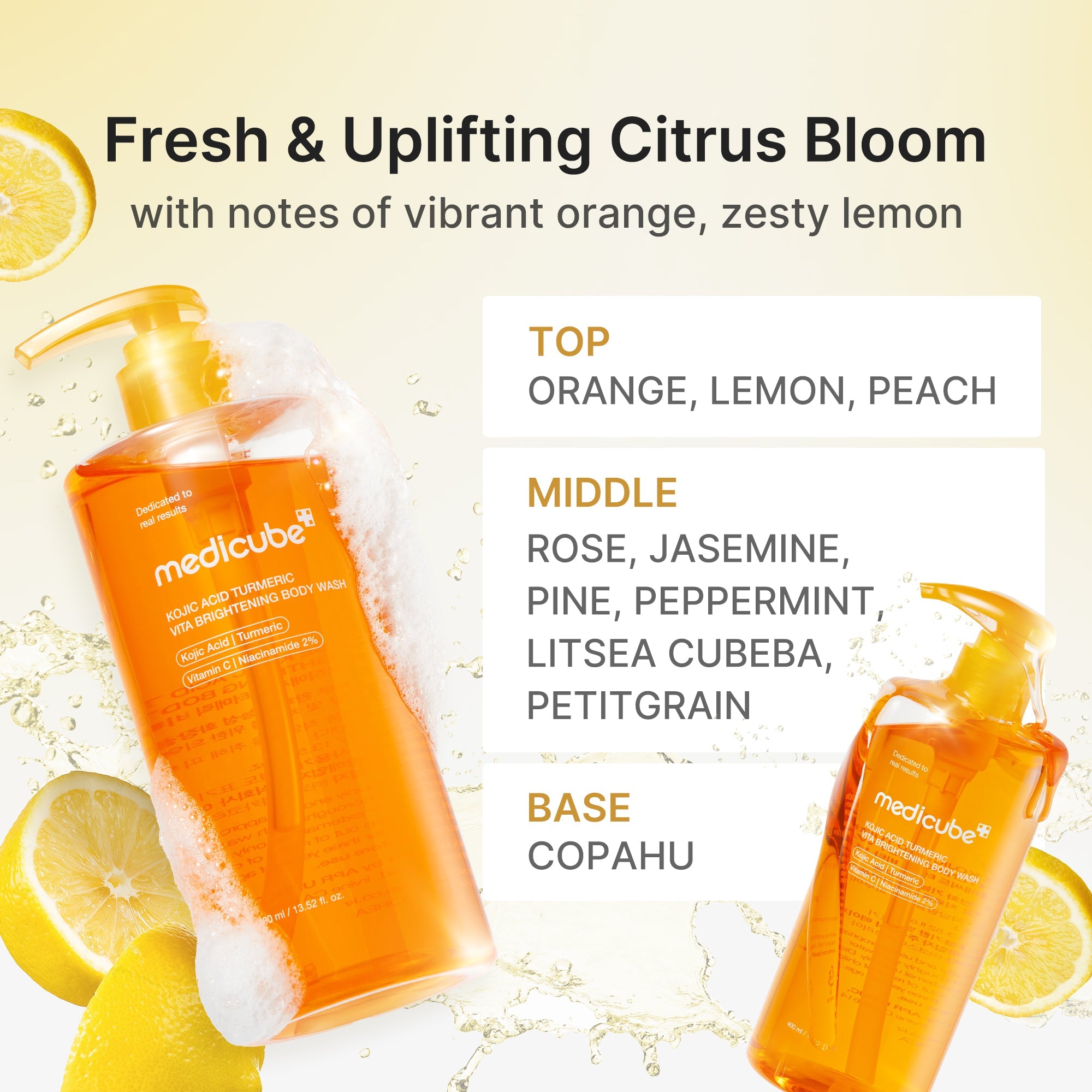 Kojic Acid Turmeric Brightening Body Wash - The Hydration Edit