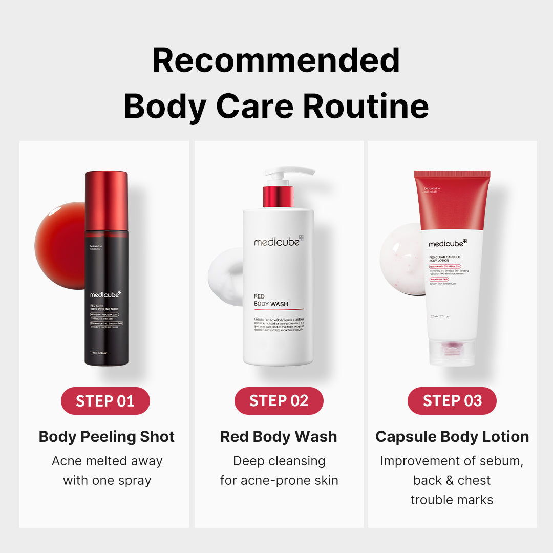 [GIFT] Red Body Peeling Shot Cleanser - Medicube for Elevated Days