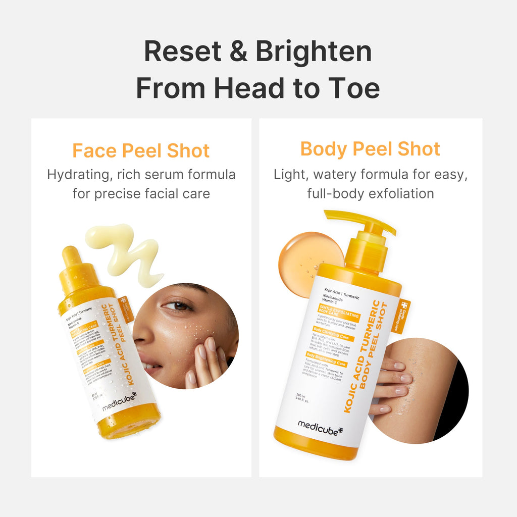 Kojic Acid Turmeric Peel Shot - Daily Routine with Style