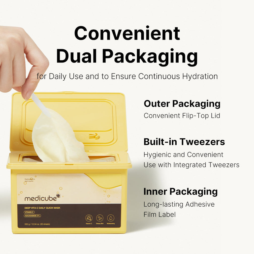 [Subscr.] Deep Vita C Daily Quick Masks - Polished Skin Care Style