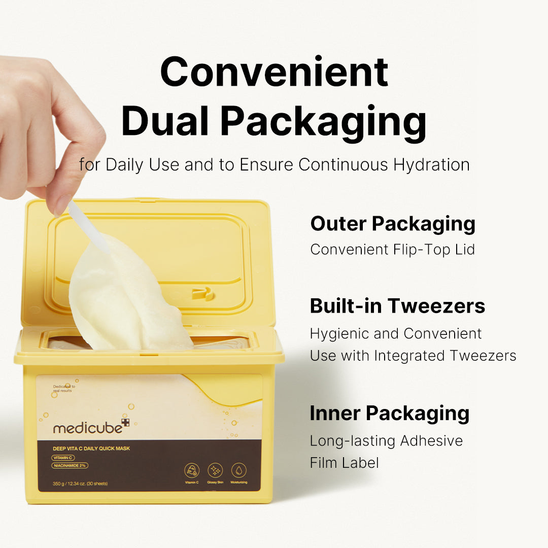 [Subscr.] Deep Vita C Daily Quick Masks - Polished Skin Care Style