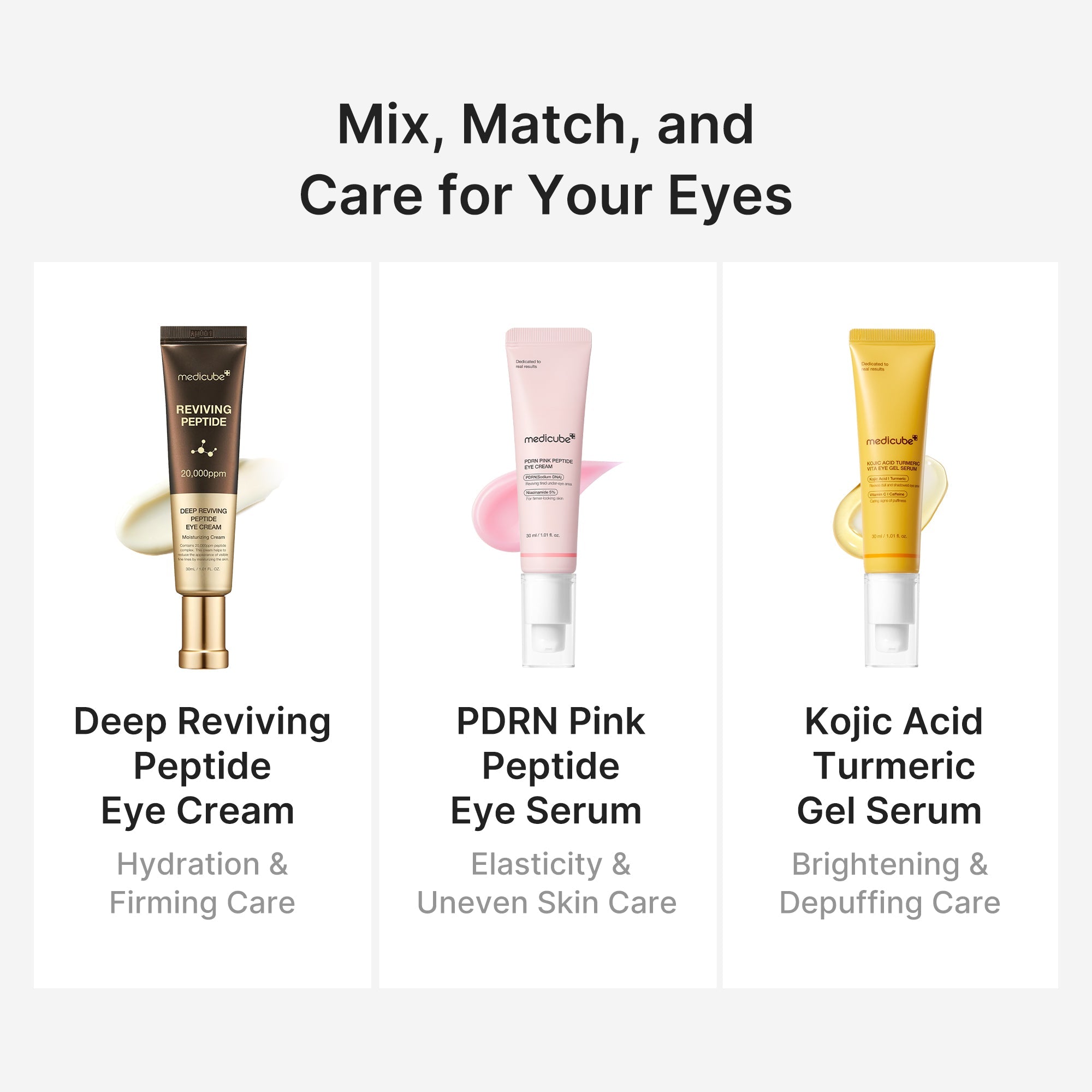 Kojic Acid Tumeric Eye Gel Serum - Effortless Daily Glow