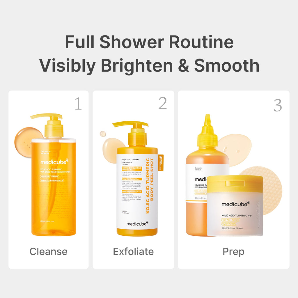 Kojic Acid Turmeric Brightening Body Wash - The Hydration Edit