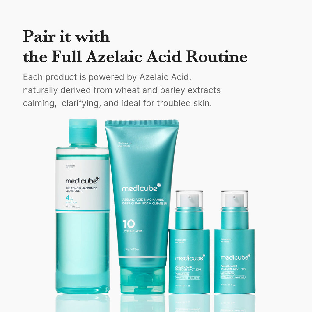 Azelaic Acid Niacinamide Clarifying Toner - Designed for Medicube Days