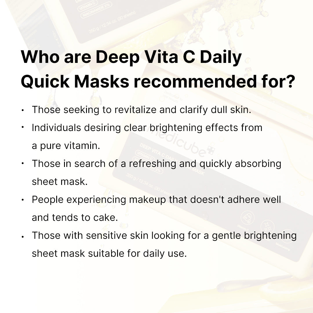 [GIFT] Deep Vita C Daily Quick Masks - A Fresh Take on Skin Care