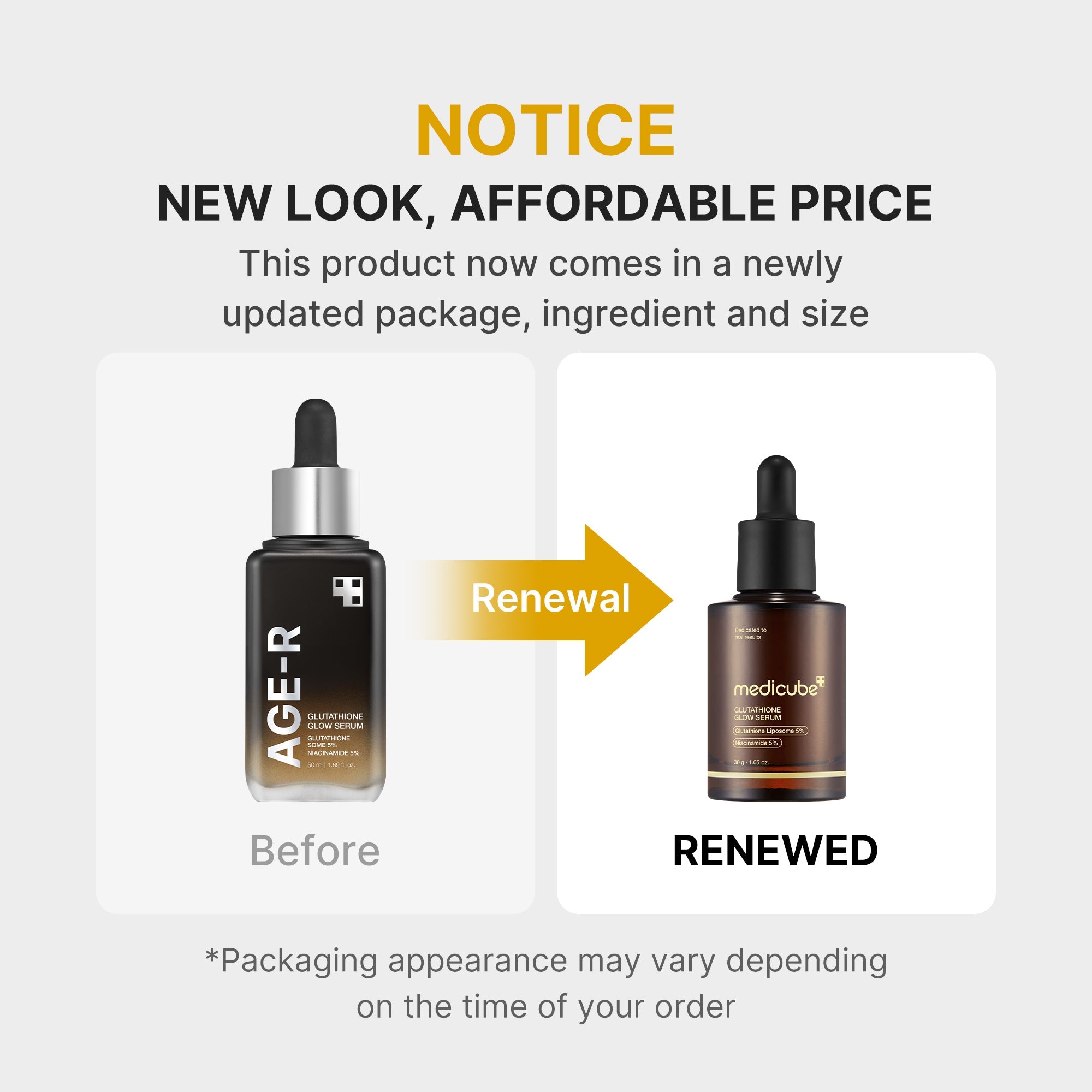 [Subscr.] AGE-R Glutathione Glow Serum - Beautiful Glow Routine