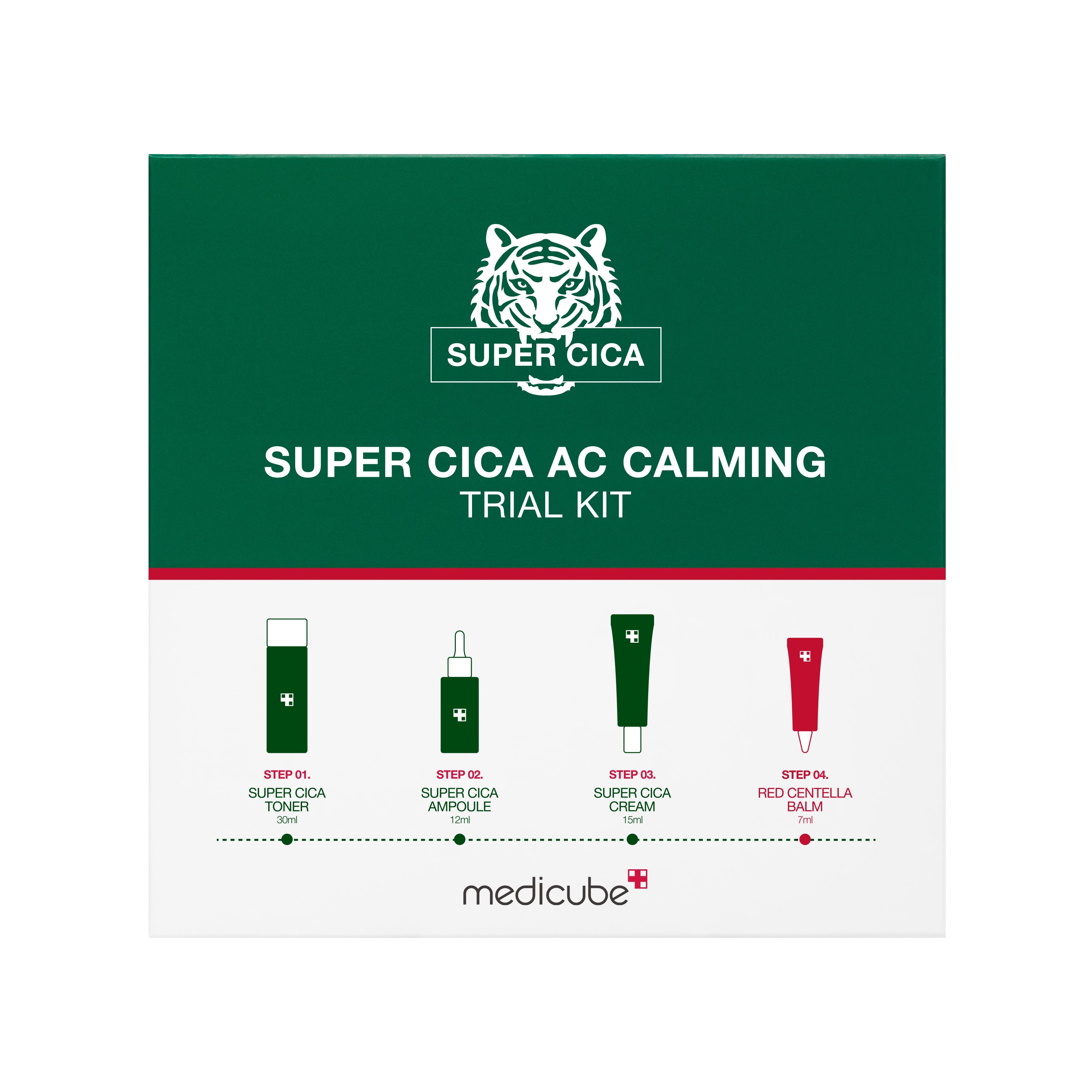 [GIFT] Super Cica AC Calming Trial Kit - Quiet Face Care Style