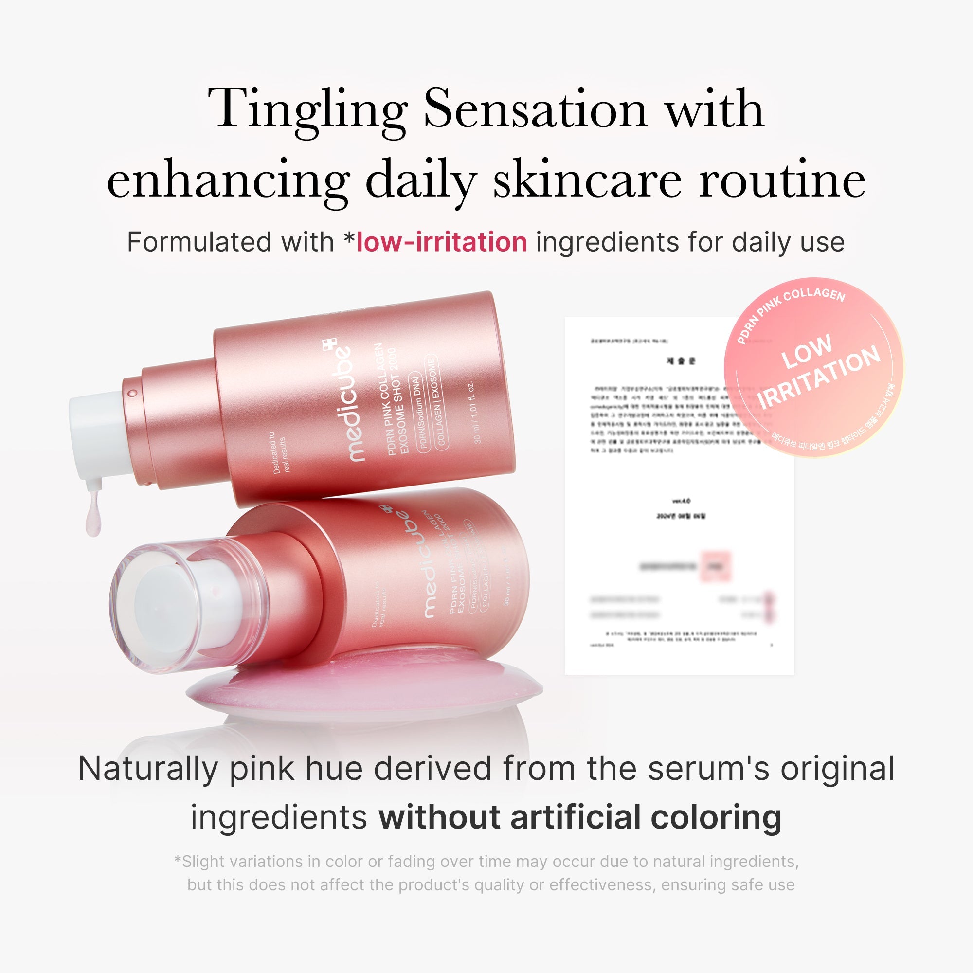 PDRN Pink Collagen Exosome Shot - Glow. Refresh. Refine.