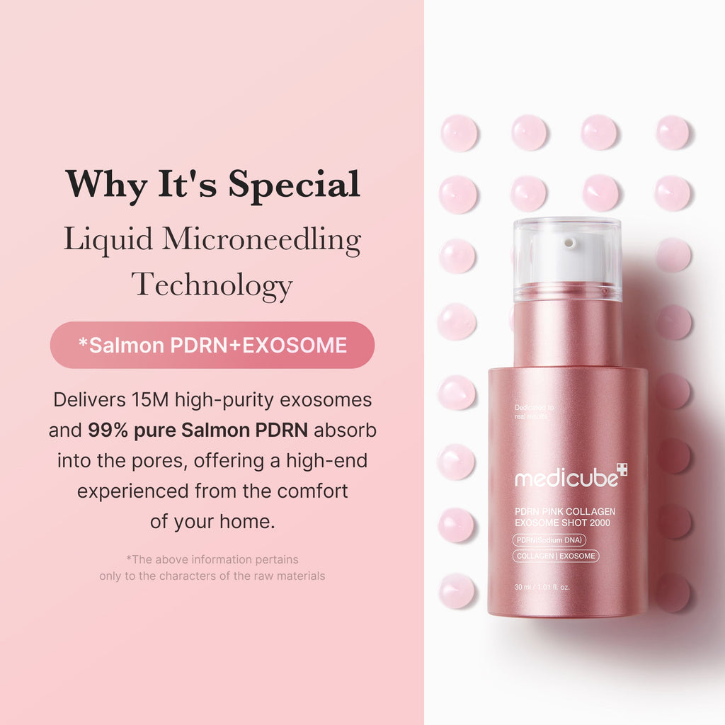 PDRN Pink Collagen Exosome Shot - Glow. Refresh. Refine.