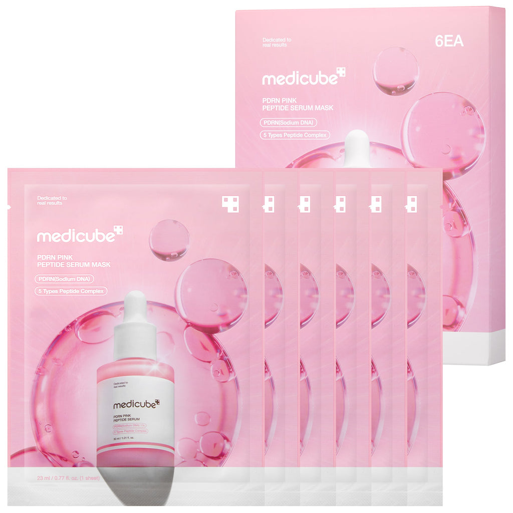 PDRN Pink Peptide Ampoule Mask - Effortless Medicube Care