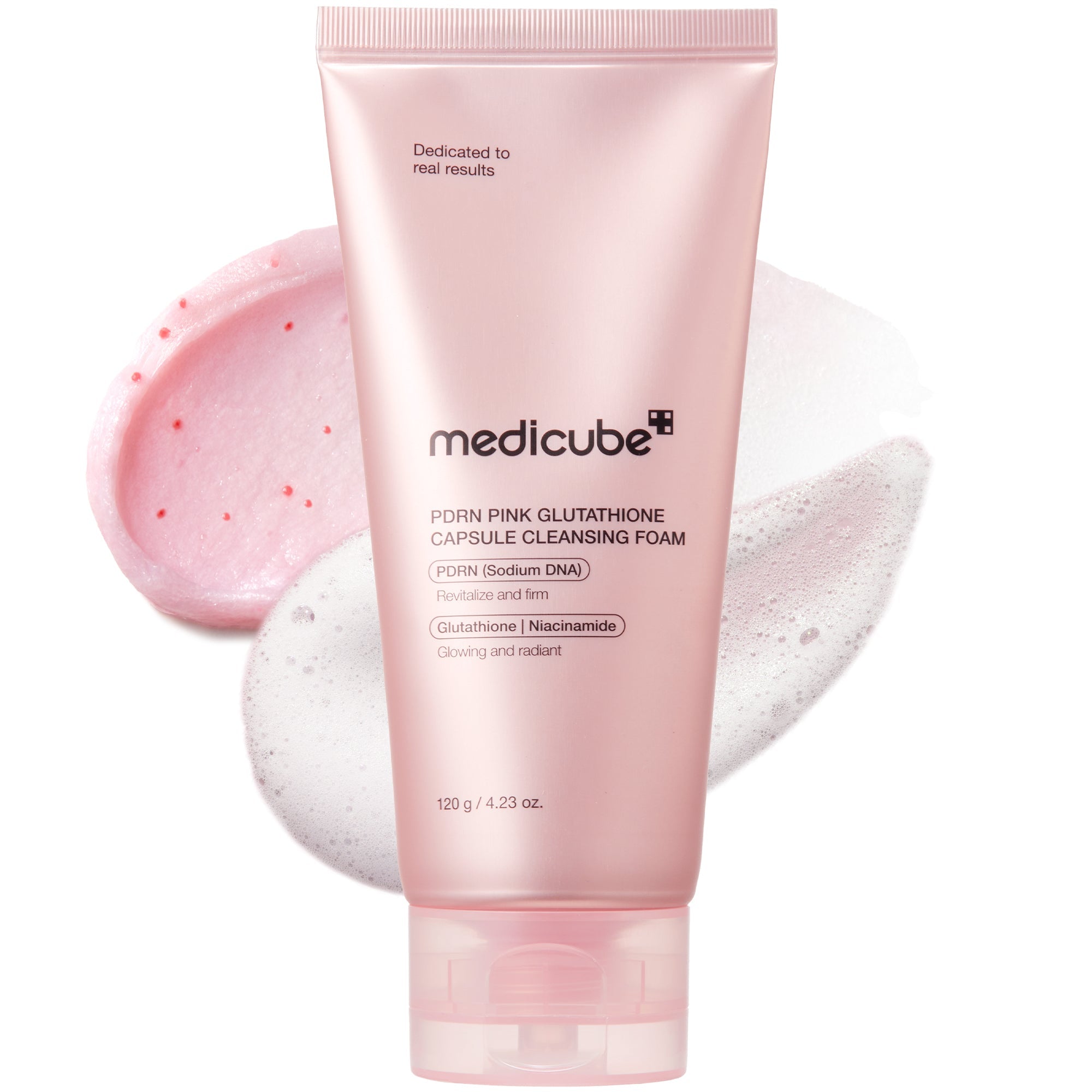 PDRN Pink Glutathione Capsule Foam Cleanser - Medicube Feel Daily