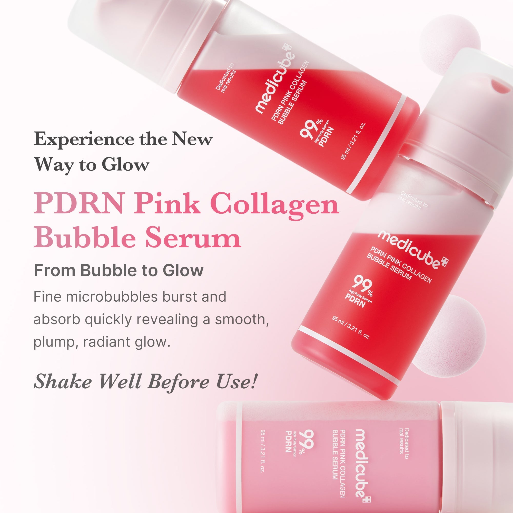 PDRN Pink Collagen Bubble Serum - Everyday Elegance Care