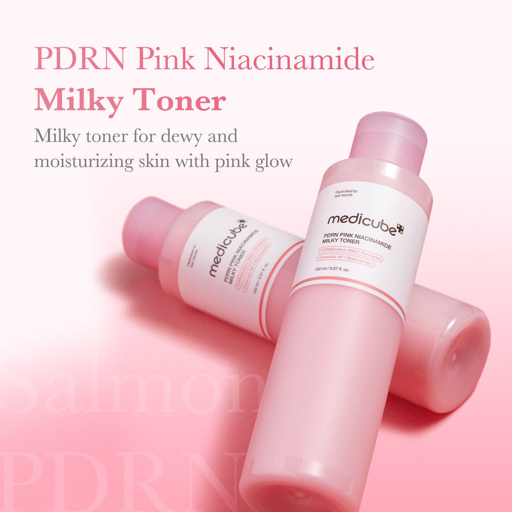[GIFT] PDRN Pink Niacinamide Milky Toner - Skin Care for Medicube Days