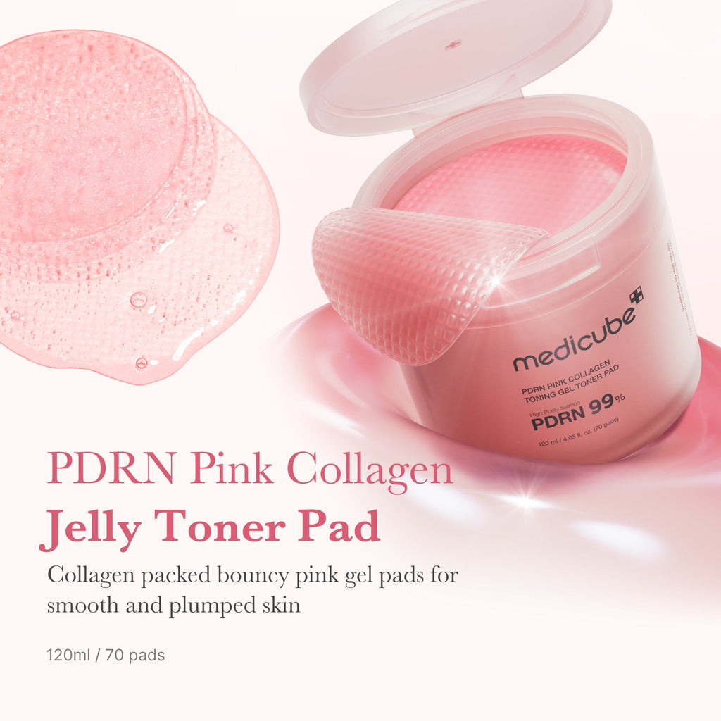 PDRN Pink Collagen Gel Toner Pad - Medicube Care Favorite