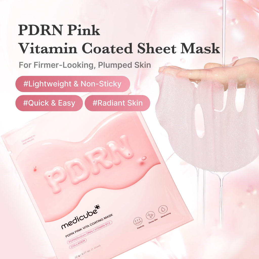 PDRN Pink Vita Coating Sheet Mask - Polished Face Care