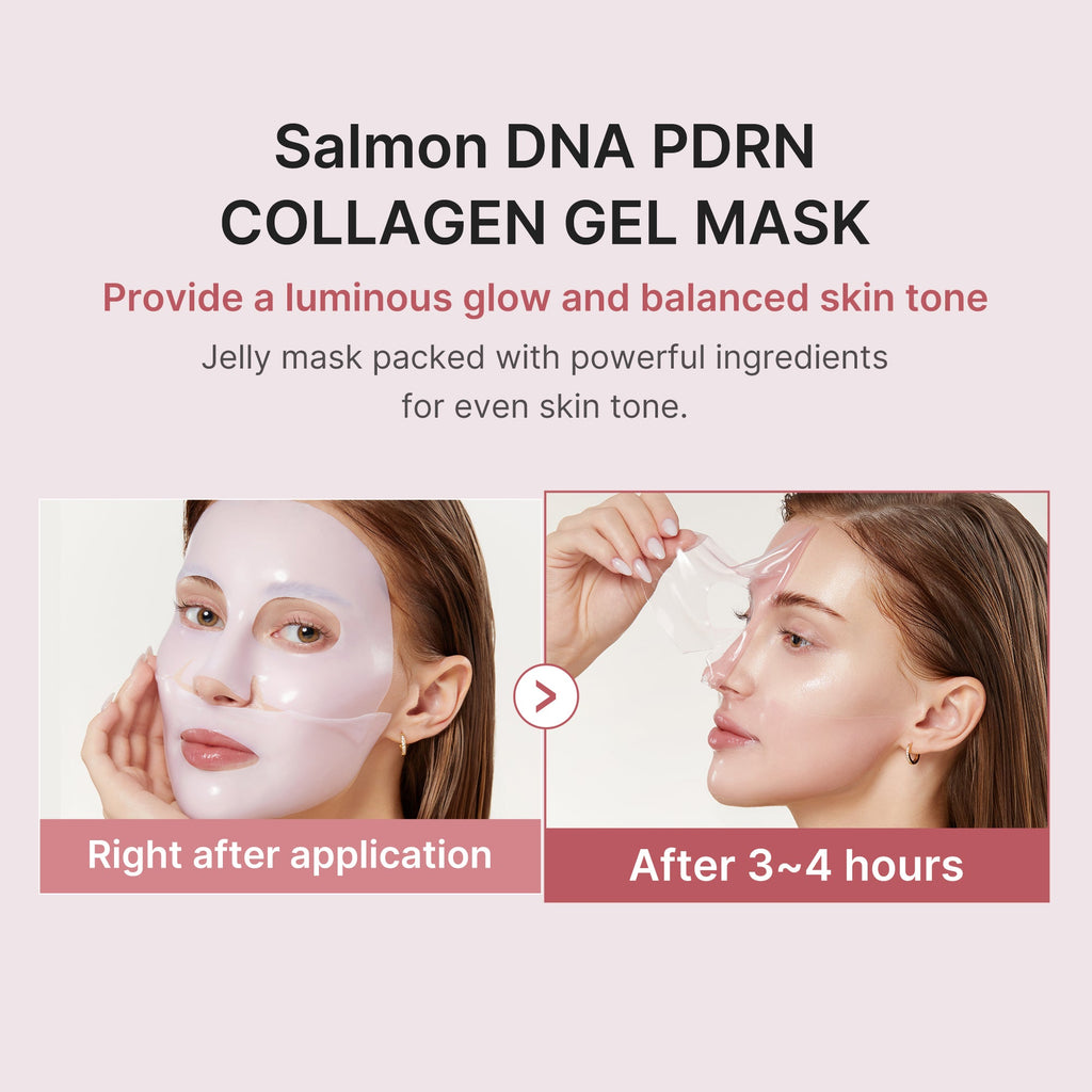 Salmon PDRN Pink Collagen Jelly Gel Mask - Simple Refined Glow