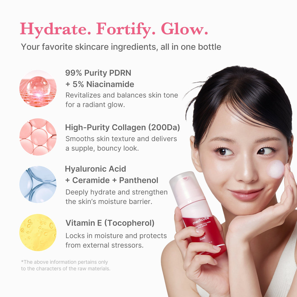 PDRN Pink Collagen Bubble Serum - Everyday Elegance Care