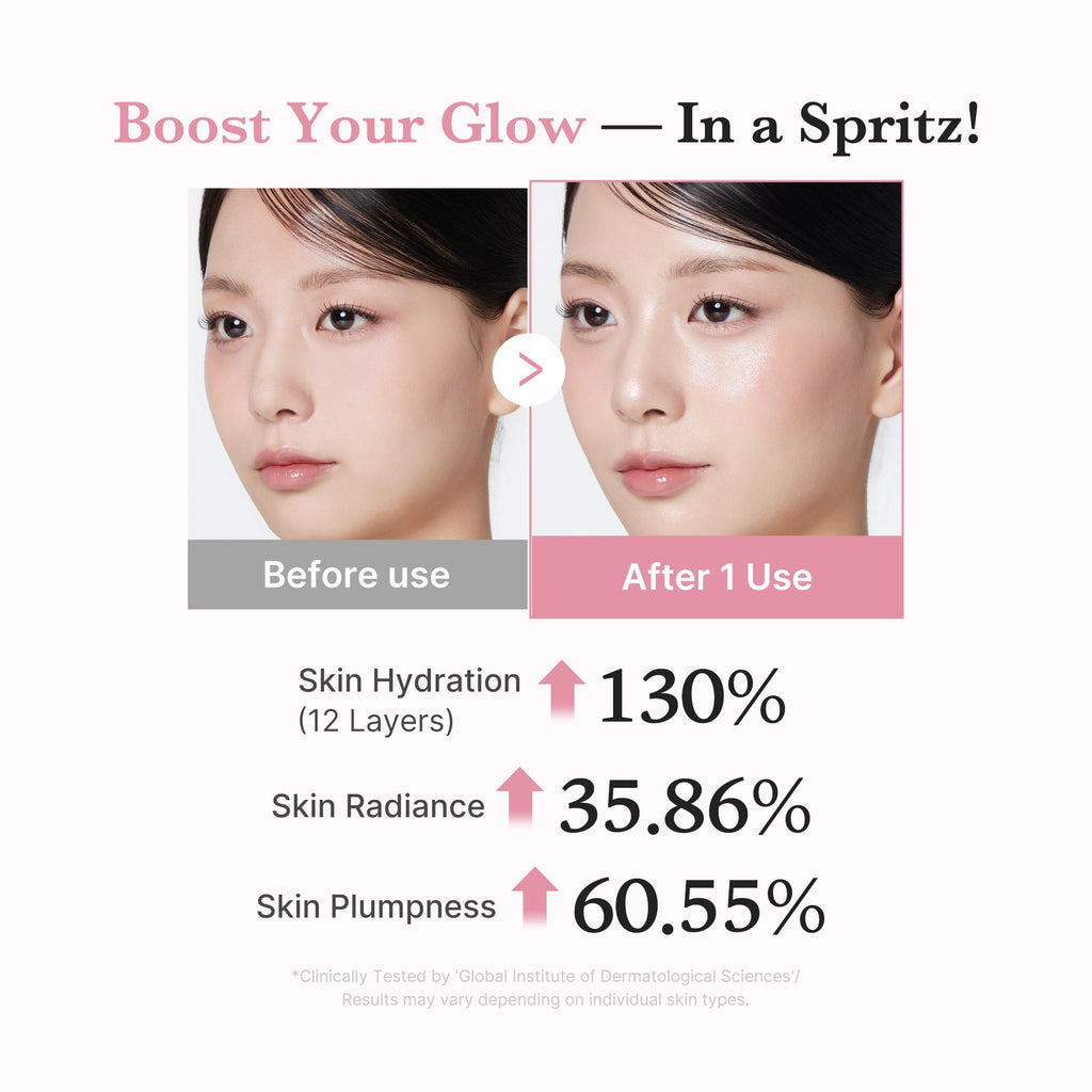 PDRN Pink Collagen Glow Jelly Mist Serum - Smooth Glow Care