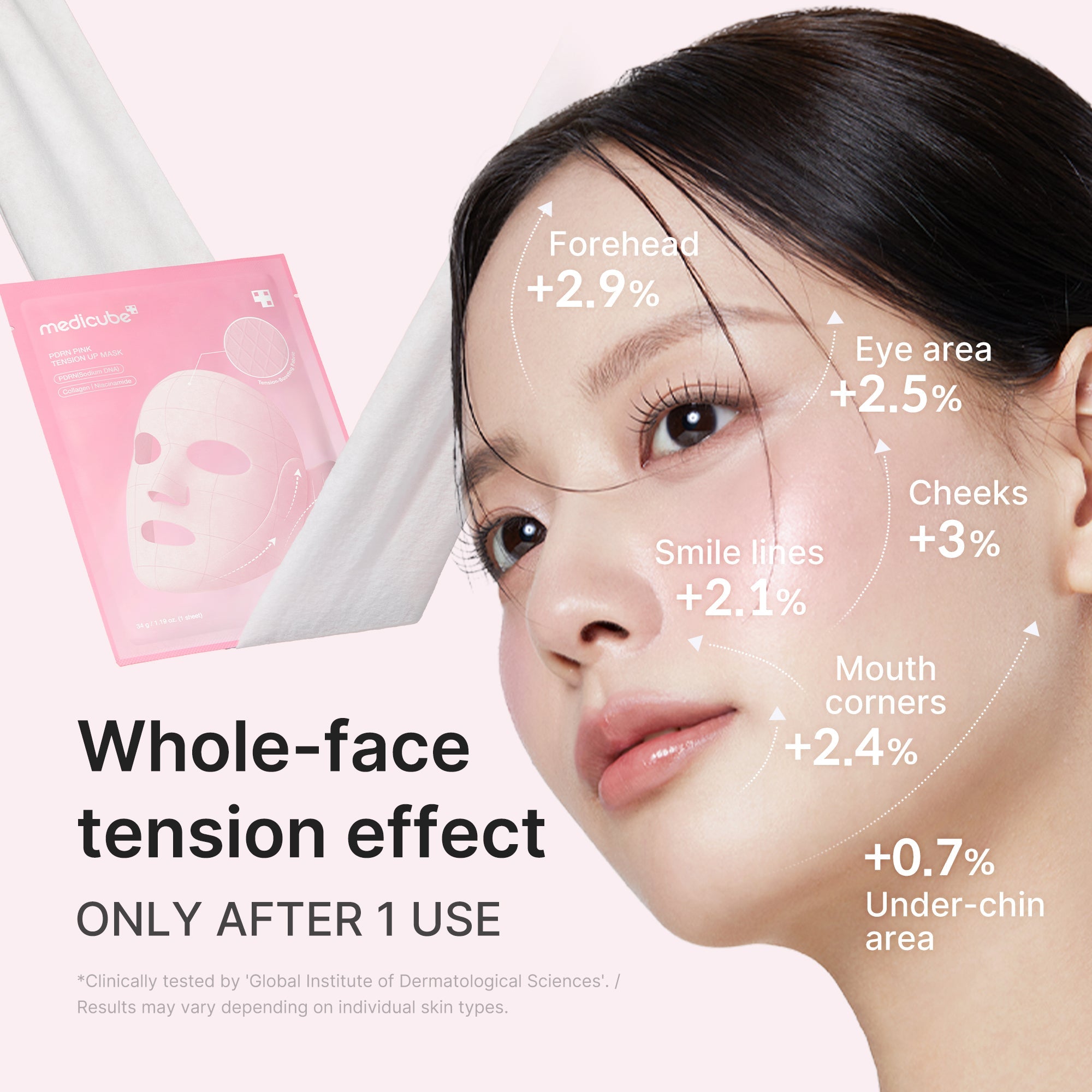 PDRN Pink Tension Up Mask - For Clean Daily Beauty