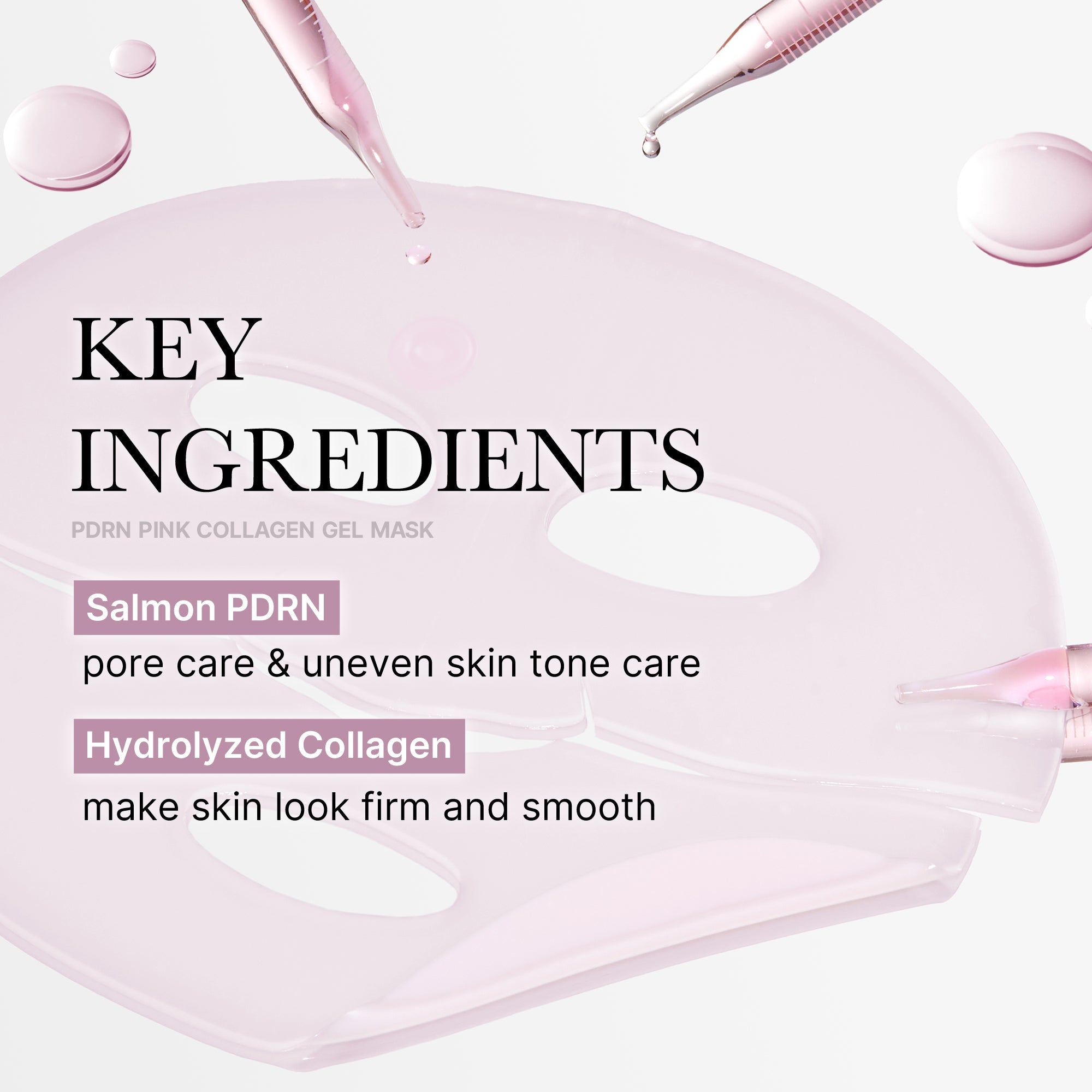 Salmon PDRN Pink Collagen Jelly Gel Mask - Simple Refined Glow