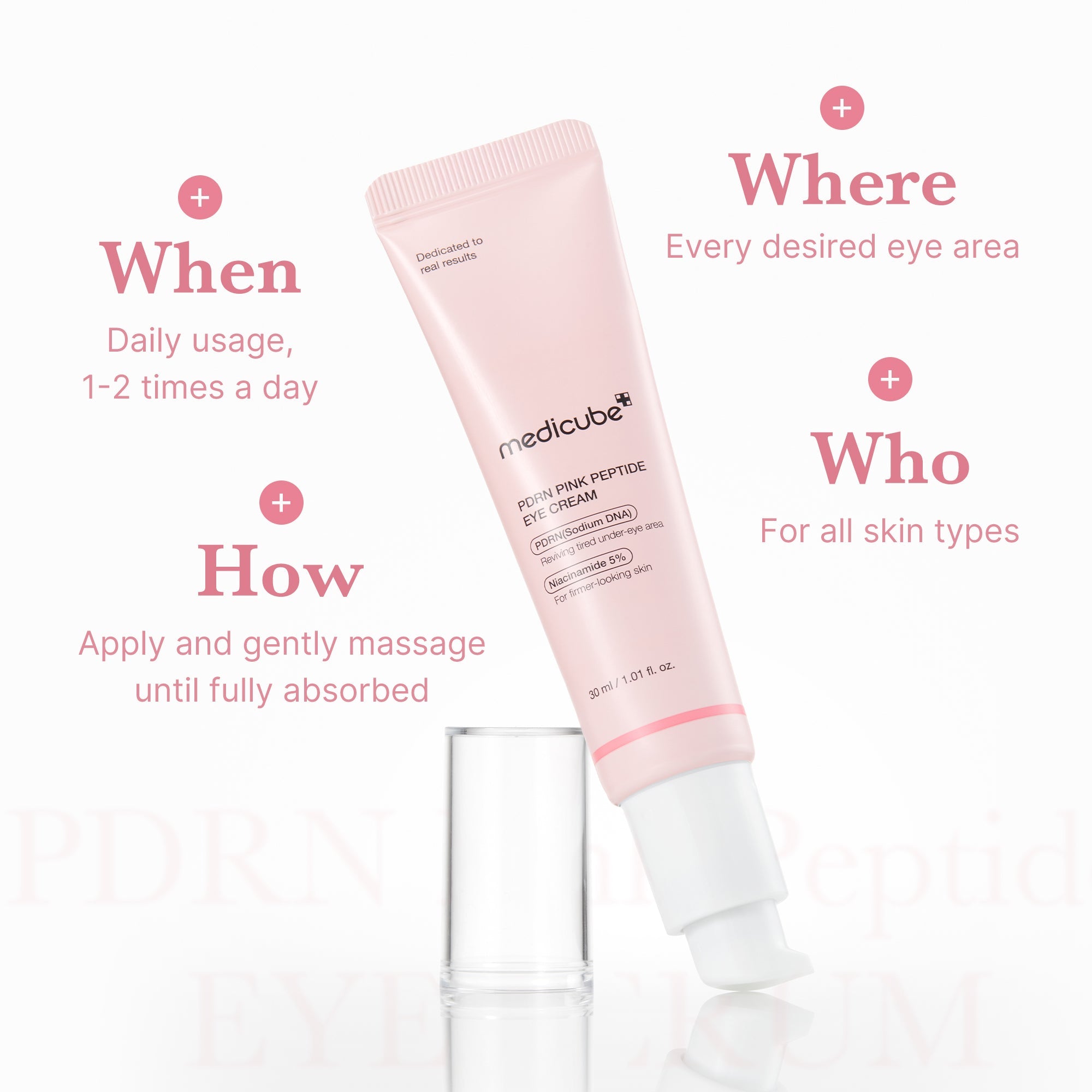 [GIFT] PDRN Pink Peptide Eye Cream - Designed for Soft Looking Skin