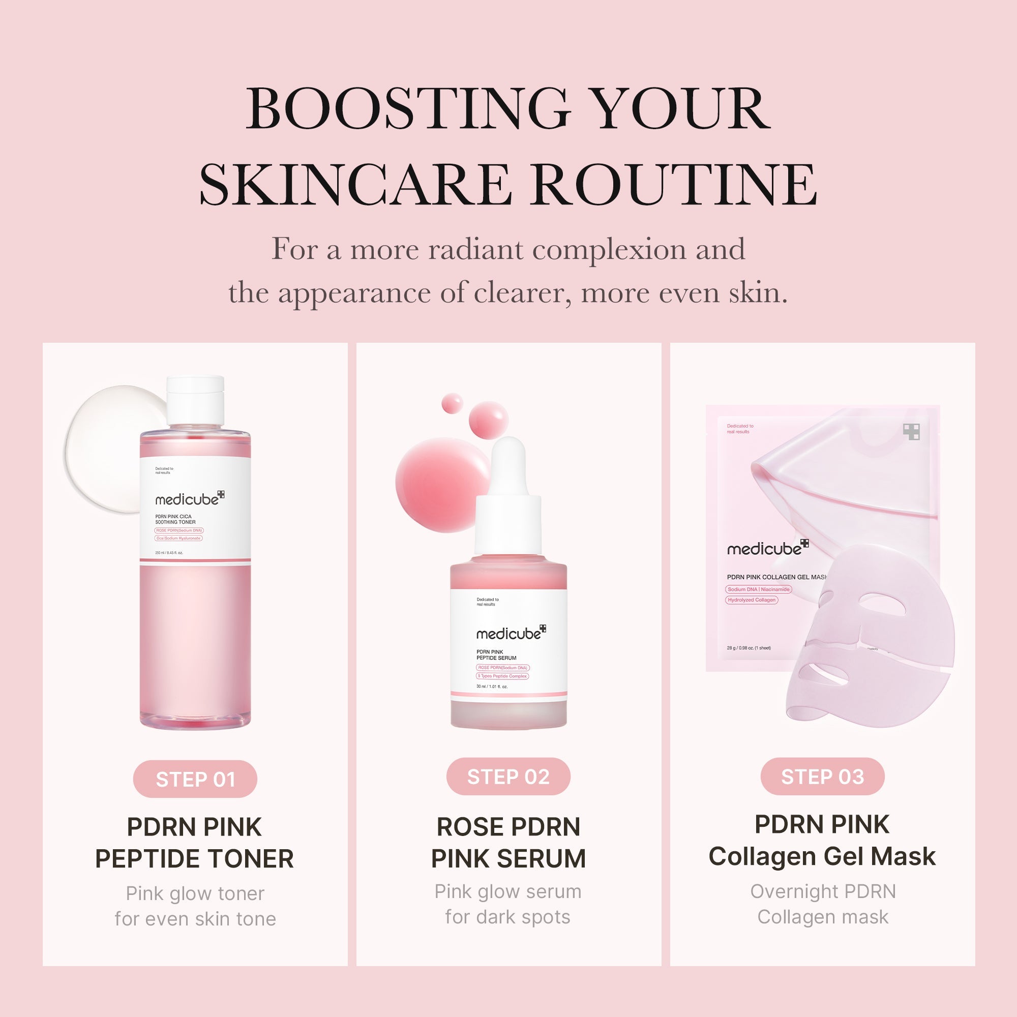 PDRN Pink Peptide Toner - Glow Care Upgraded