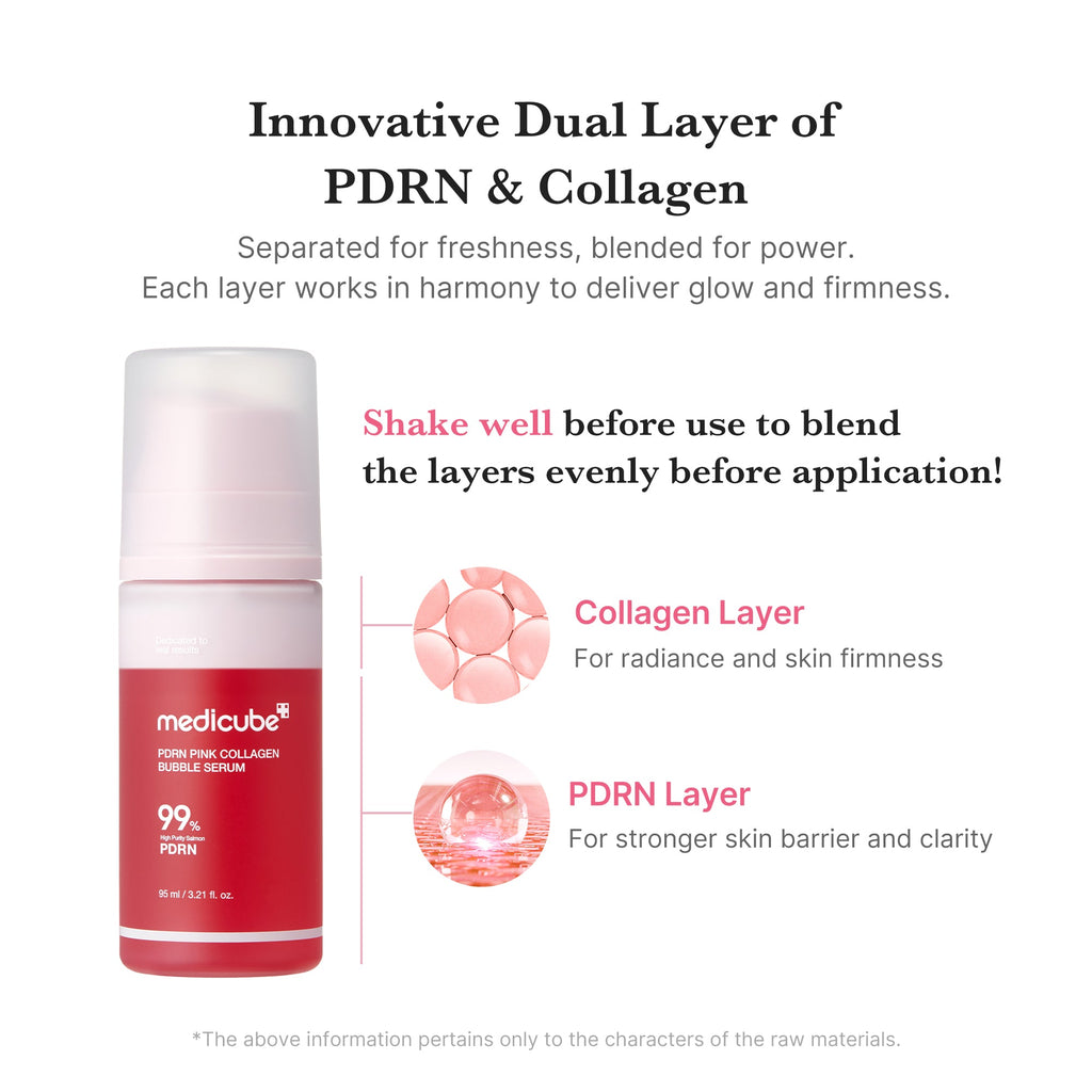 [Subscr.] PDRN Pink Collagen Bubble Serum - The Elevated Medicube