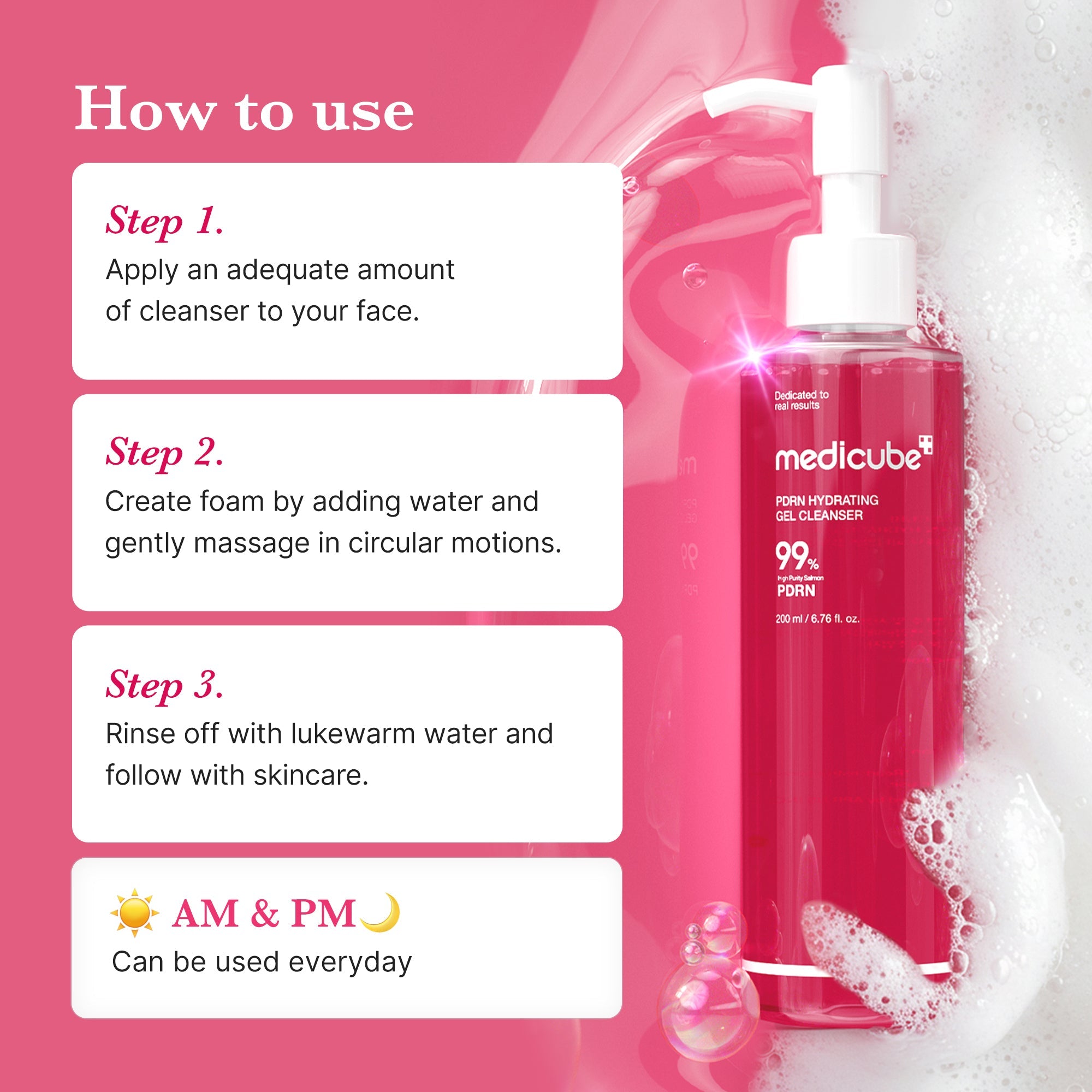 [Subscr.] PDRN Pink Gel Cleanser - Everyday Elevated Care
